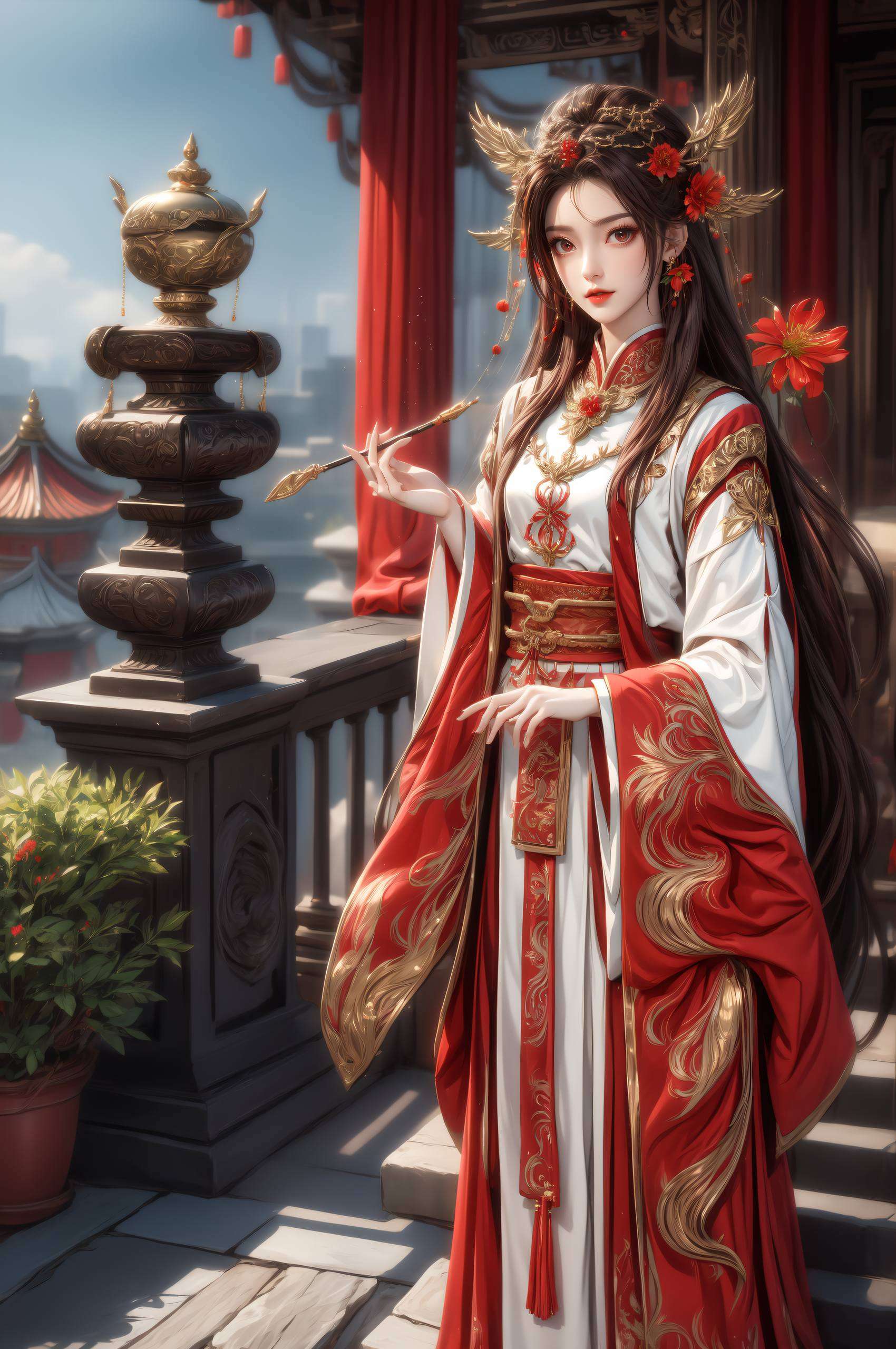 这位来自完美世界的国漫女神火灵儿