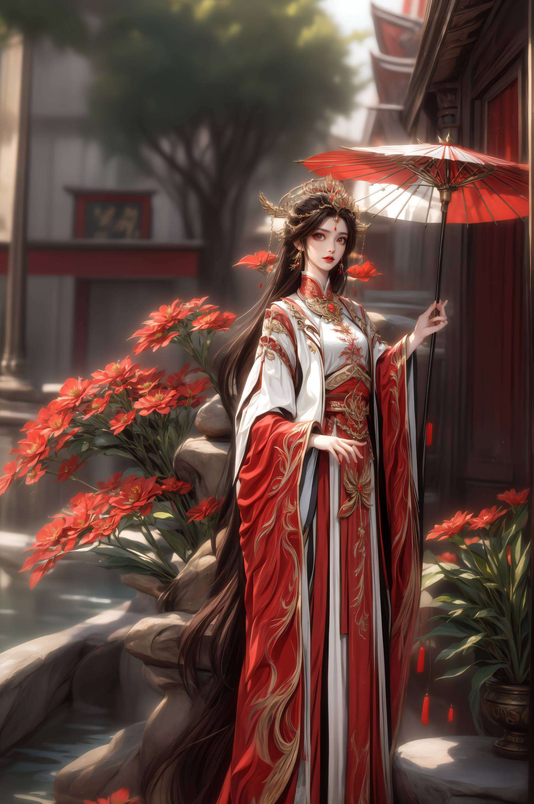 一袭红衣如火火花四溅