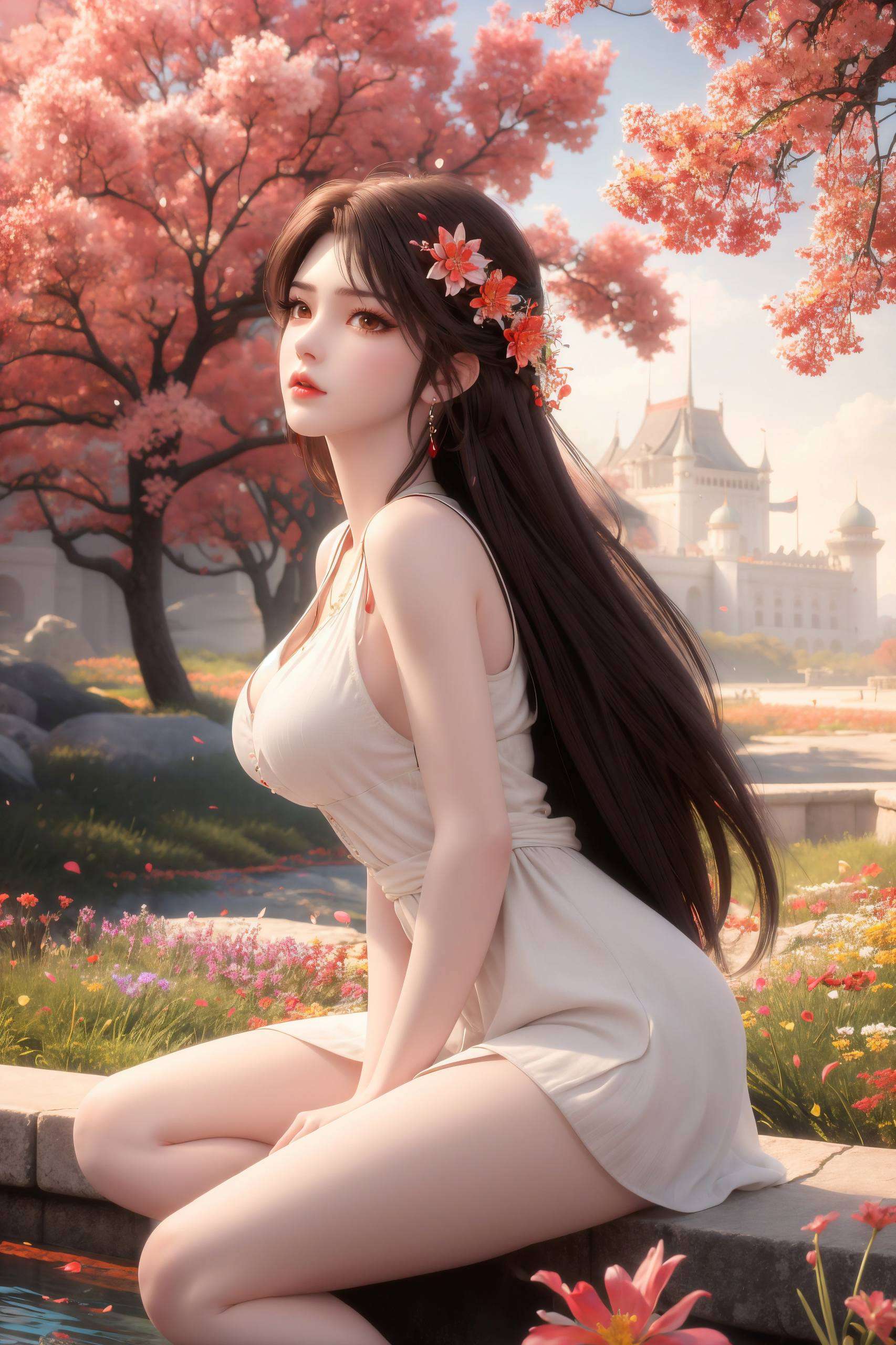 每次解锁都是一次心灵的旅行这款壁纸不仅展现了她的绝美风姿