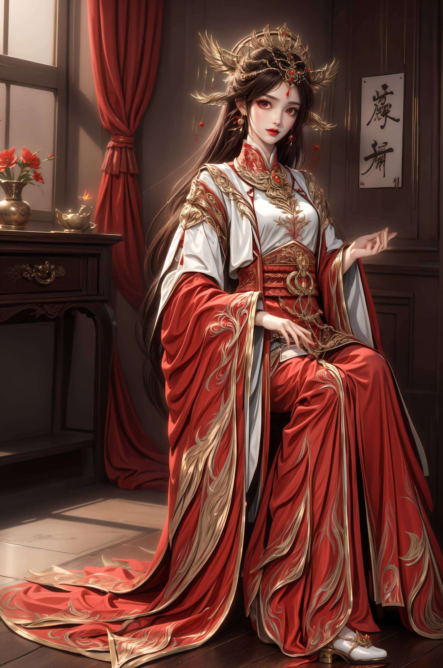 身姿婀娜发似流云