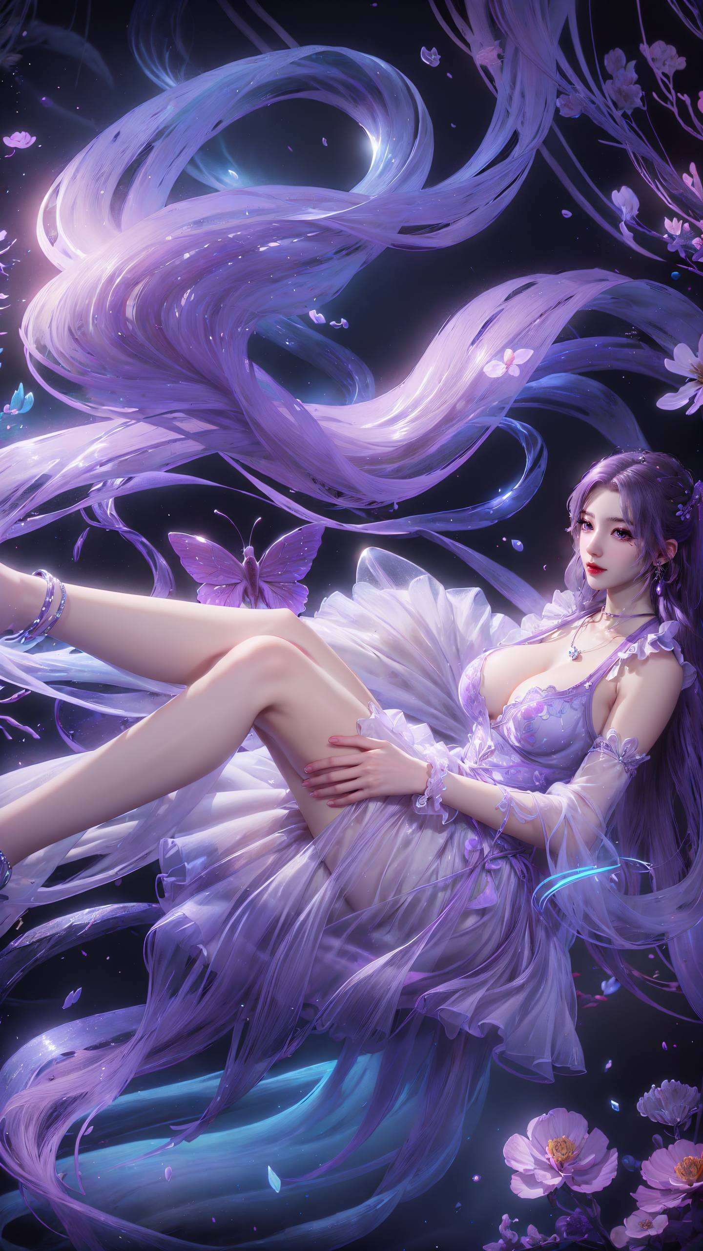 嘴角总是挂着一抹调皮的微笑身姿曼妙