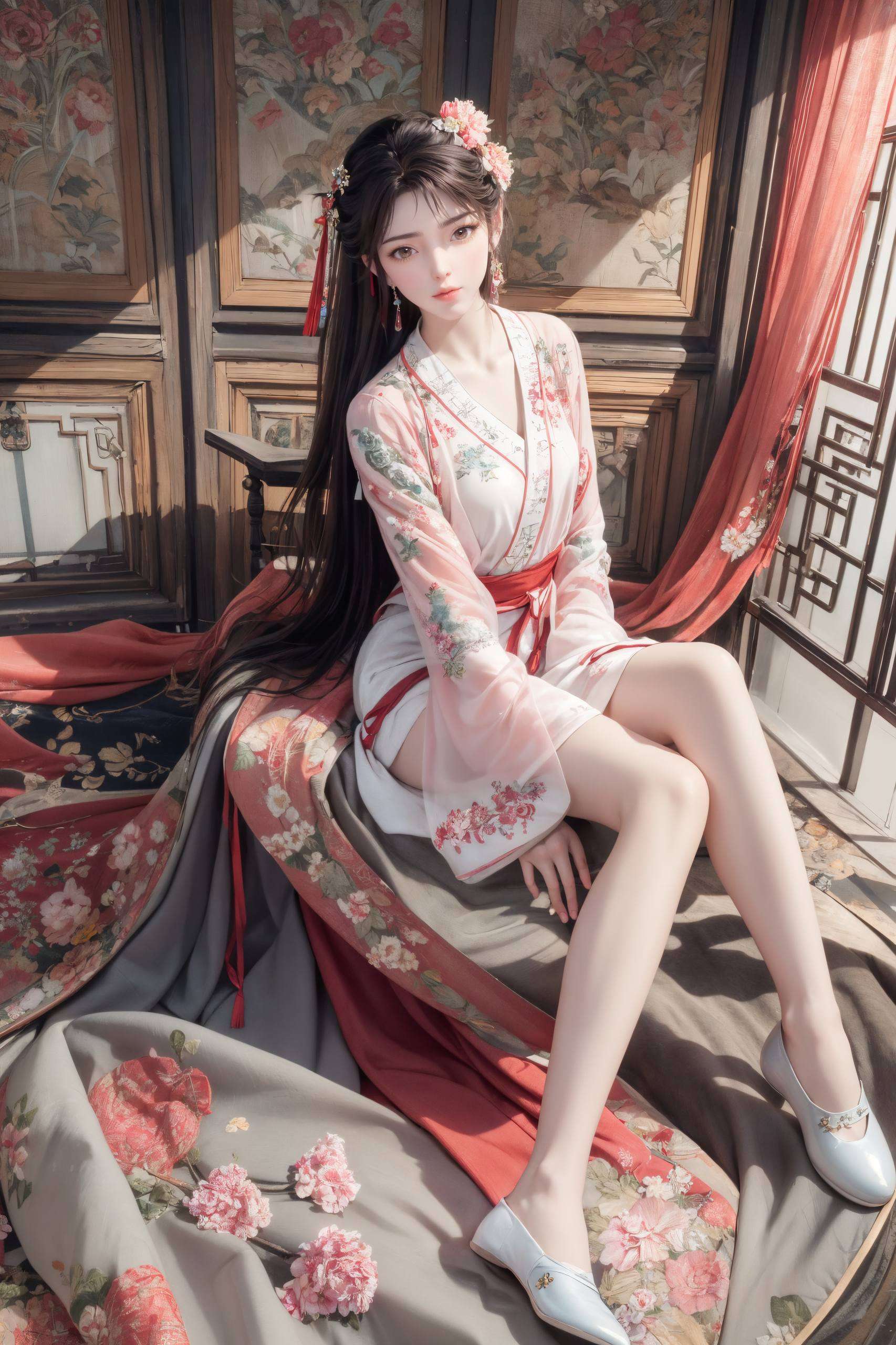 仿佛在说：“看我多可爱谁见了都会心动不已！嘻嘻