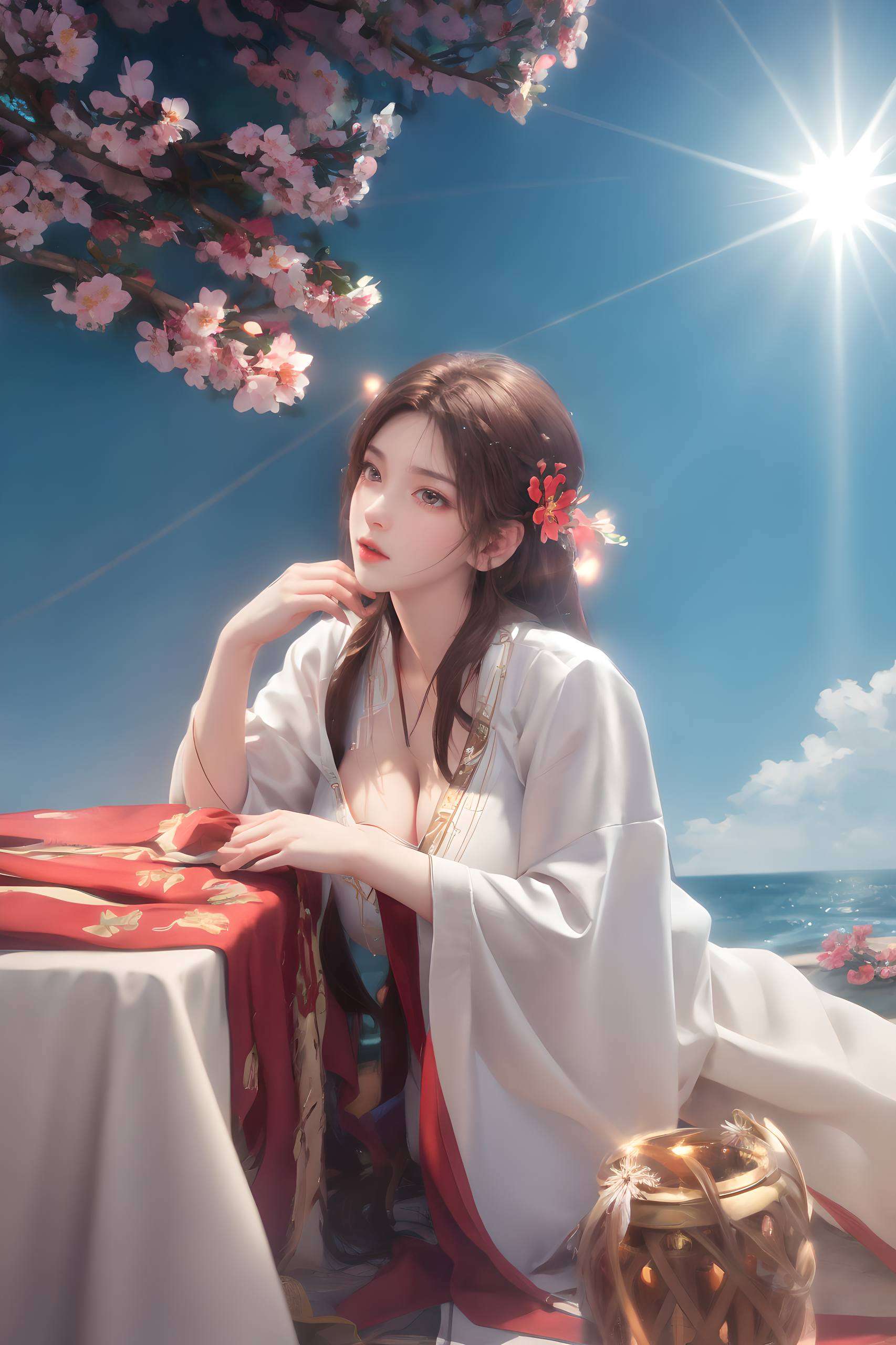 火灵儿如同一颗璀璨的星辰每一次凝视