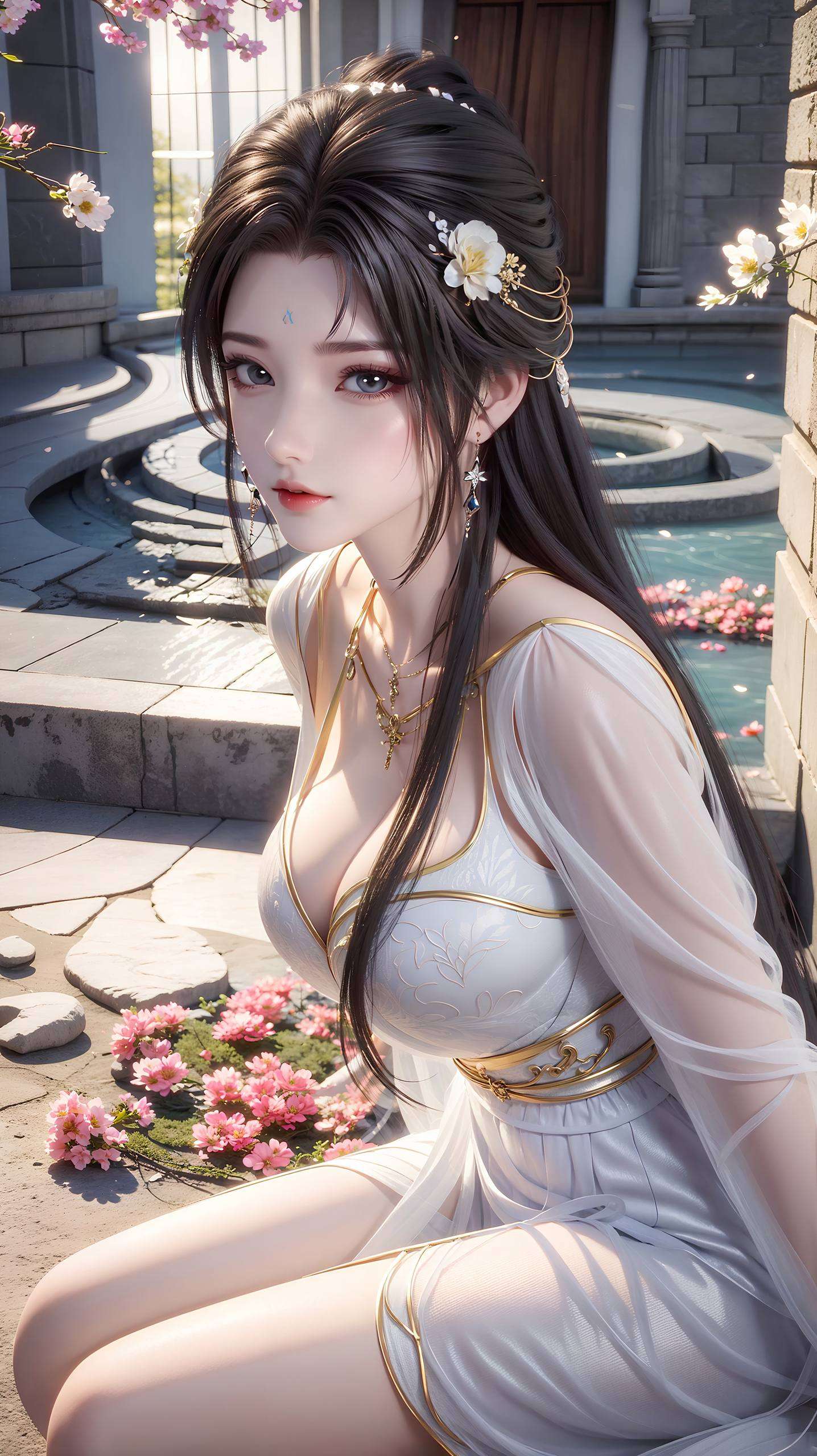 石昊英姿飒爽衣袂飘飘