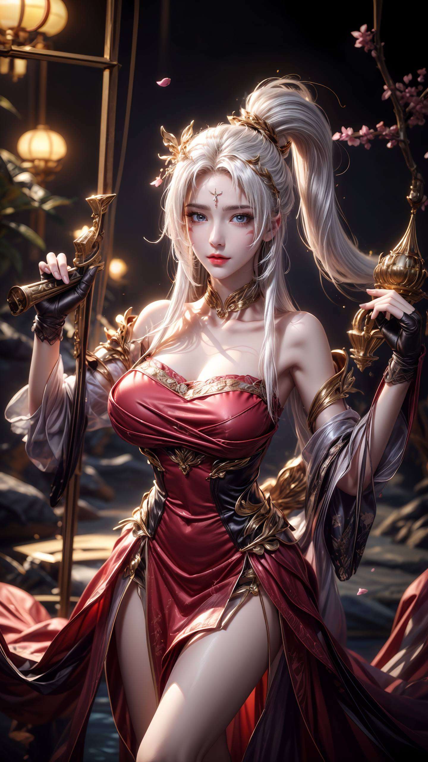 天狐仙子九尾摇曳生姿