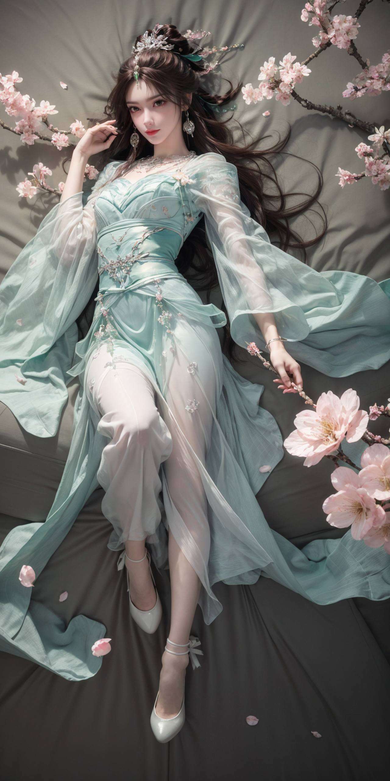 美得让人移不开眼！她那双灵动的眼睛仿佛会说话仿佛在说：“看什么看