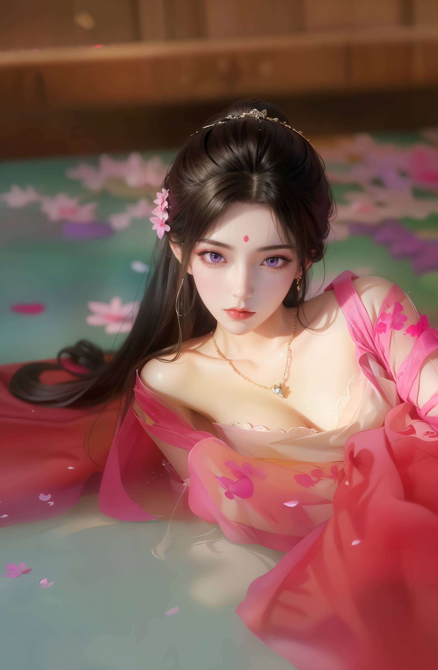 放在PC桌面上婚纱的细节美得让人窒息