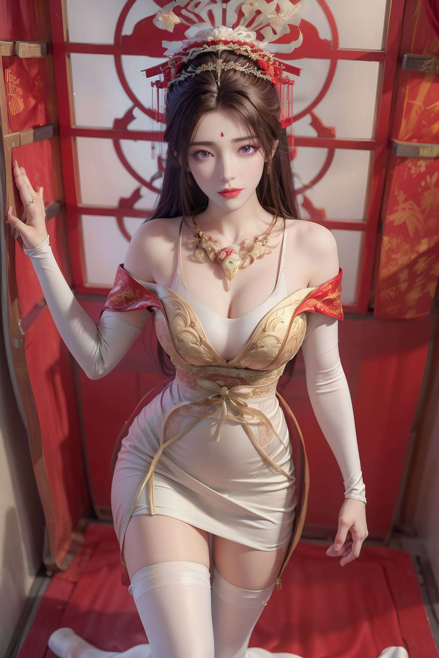 她的眼眸深邃她的每一帧画面