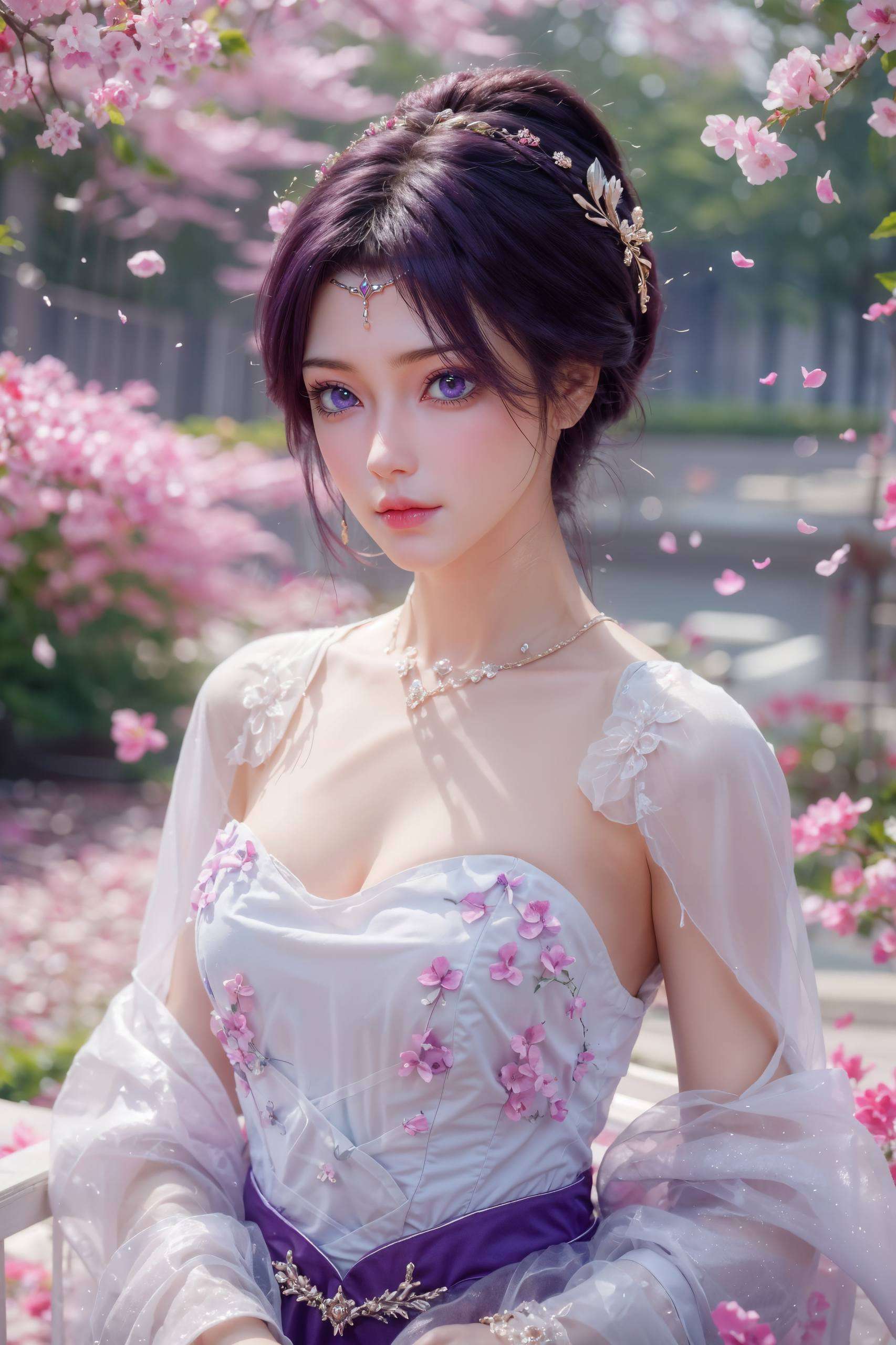 小伙伴们！今天给大家带来一款超炫的紫色免费壁纸简直是玄幻与现代的完美结合