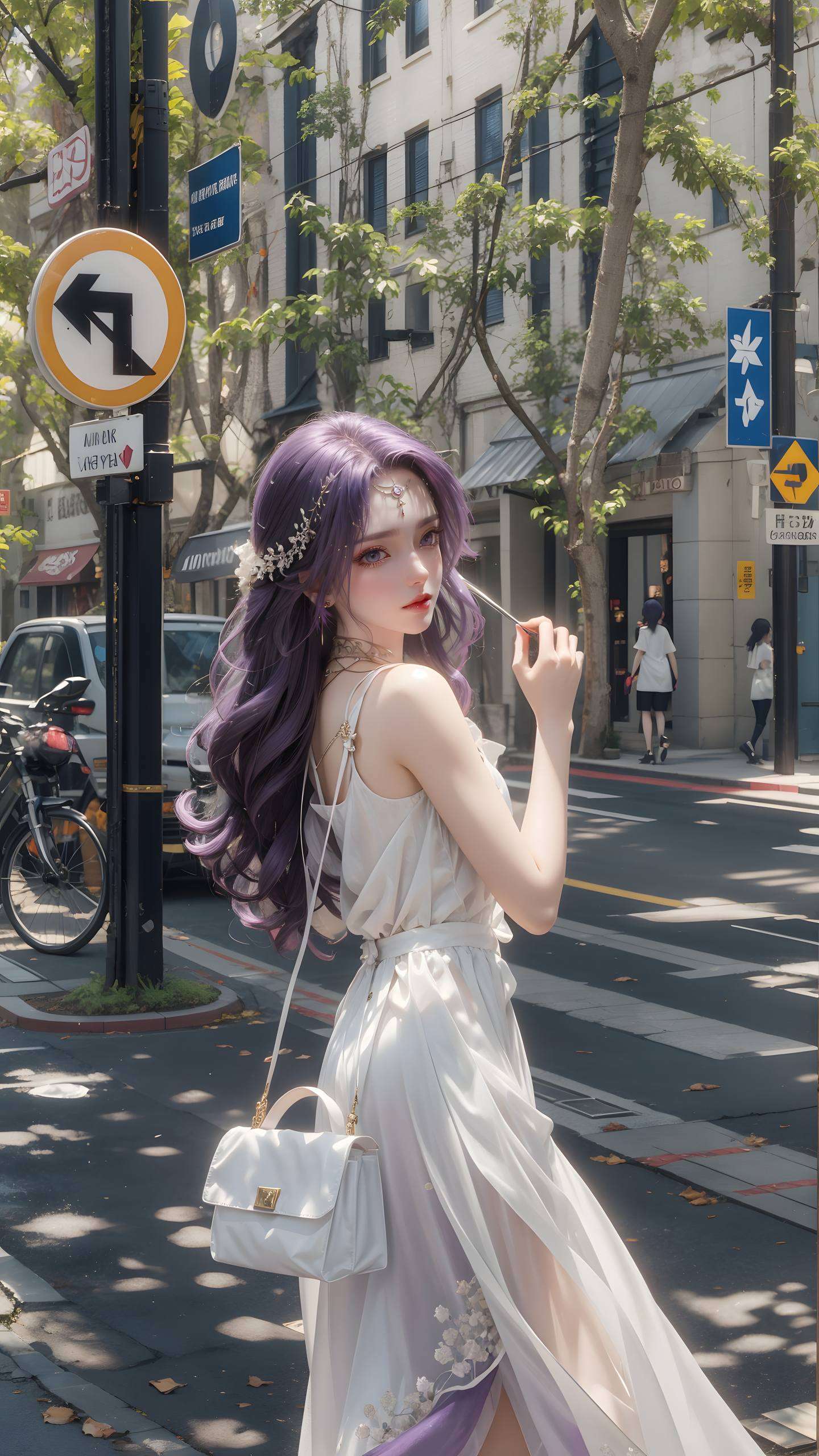 云曦的美像素完美到让人怀疑是不是用仙法加持过
