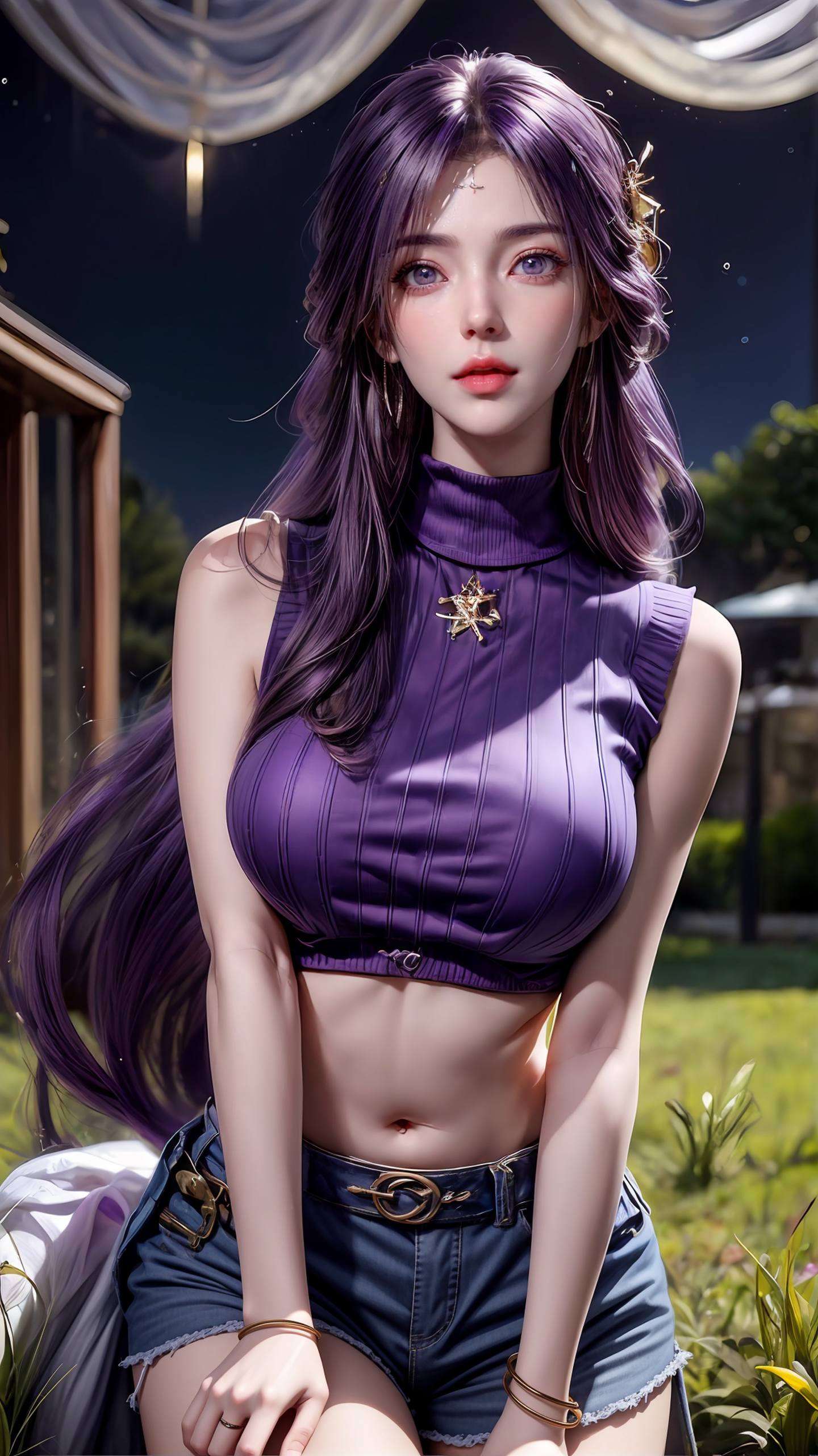 似笑非笑眉目如画