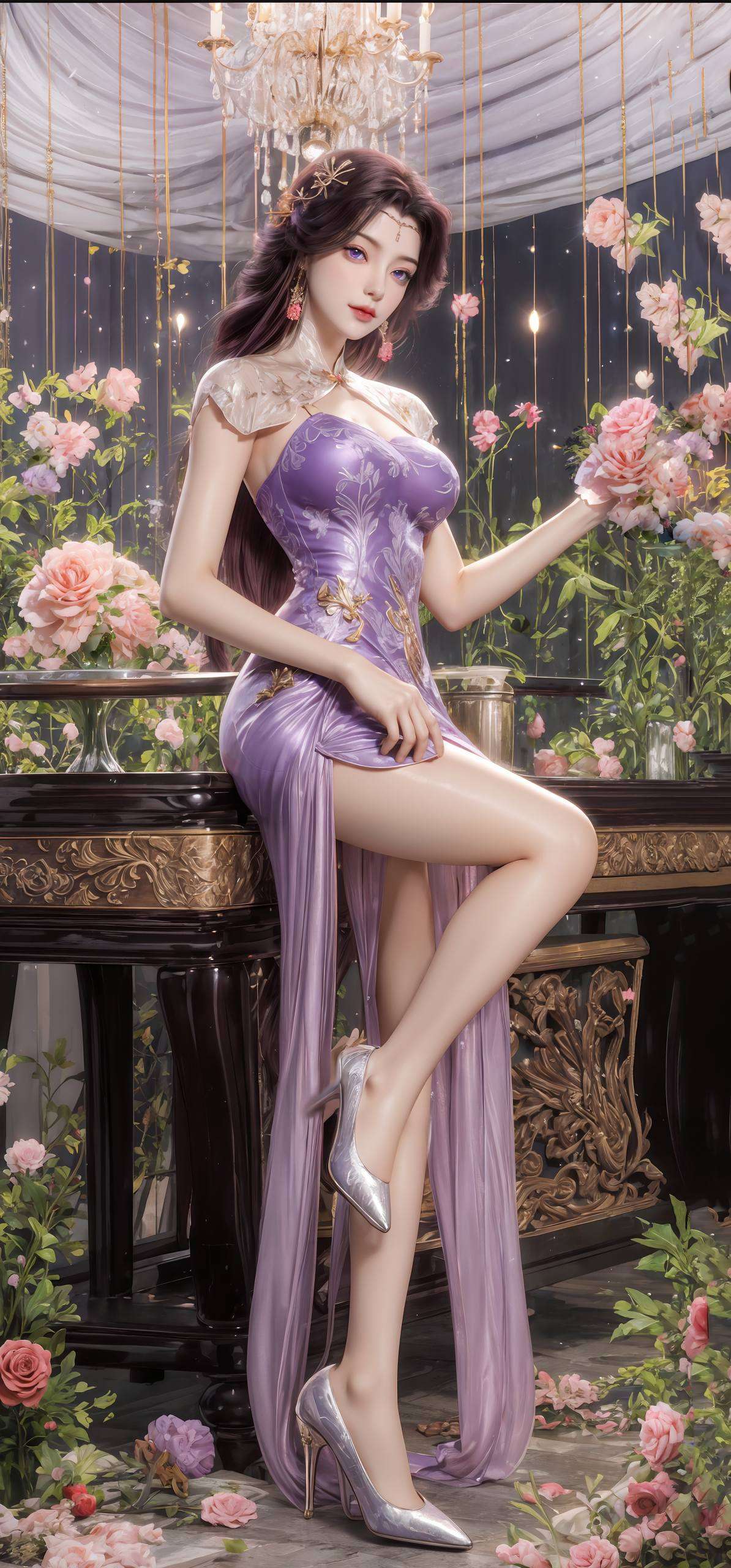 衣袂飘飘其容颜如画