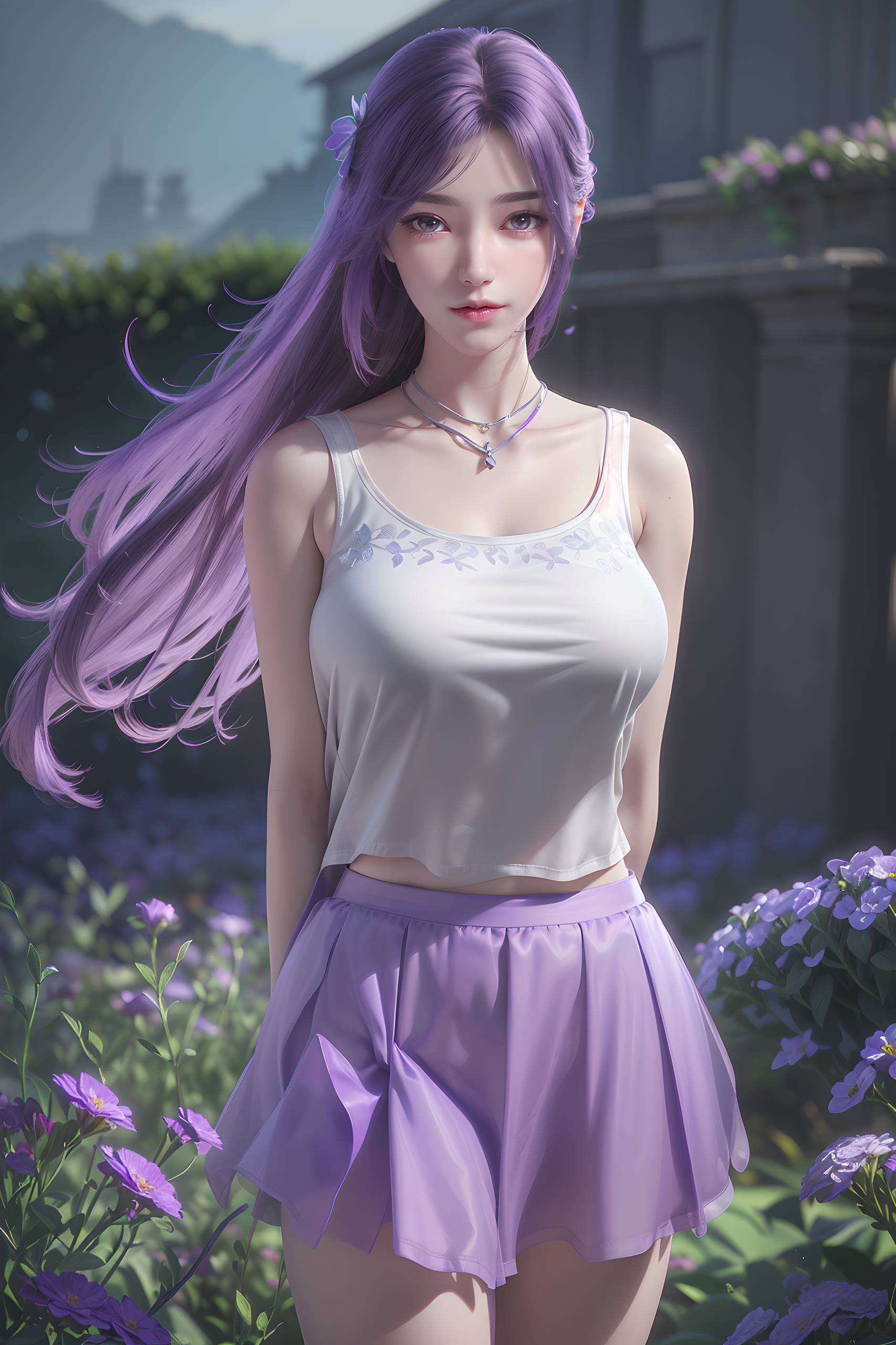 是不是让你心动不已？”她的眼眸如星辰般闪烁云曦少女