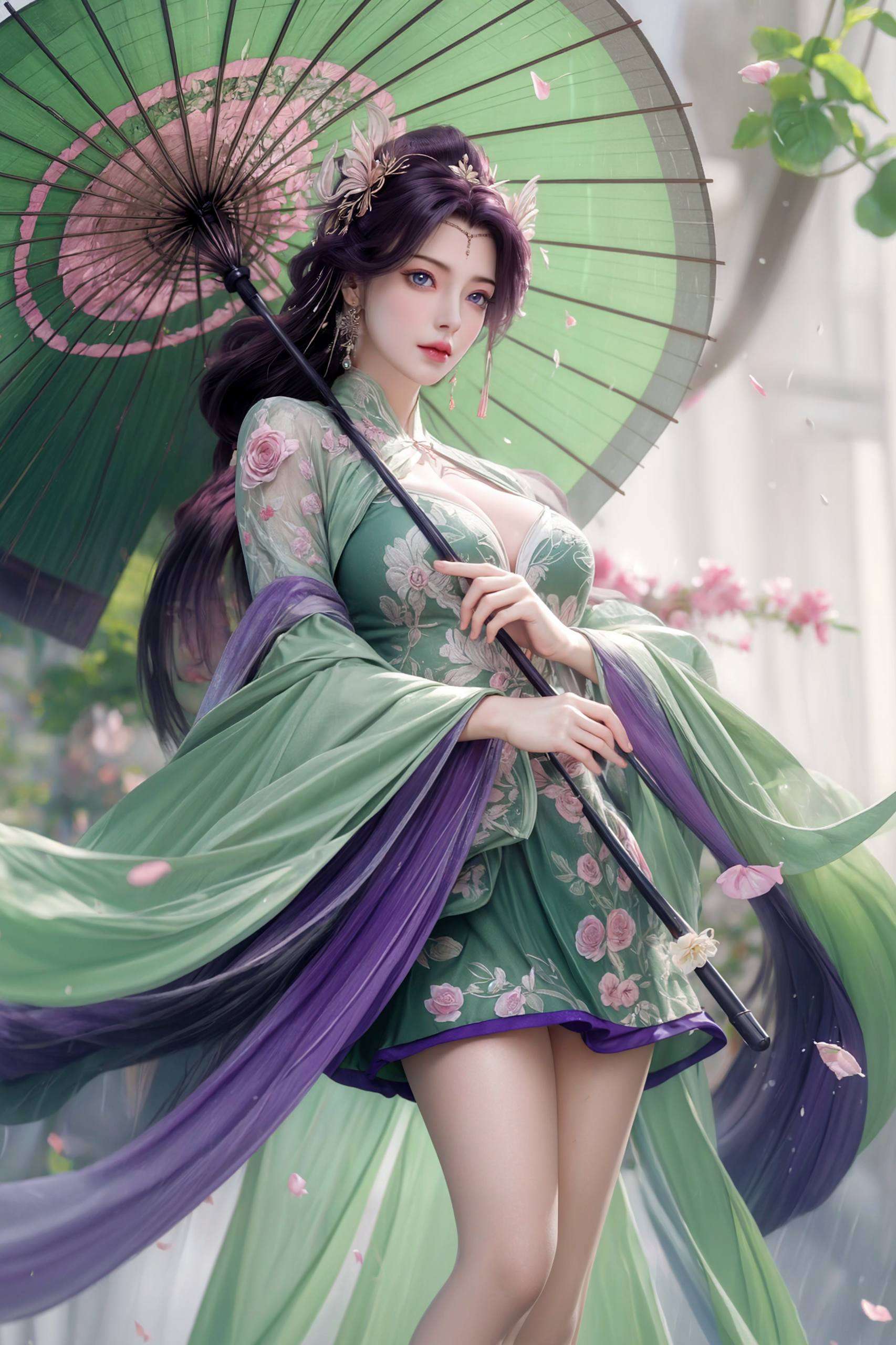 记录着她如何在风雨中成长她的美
