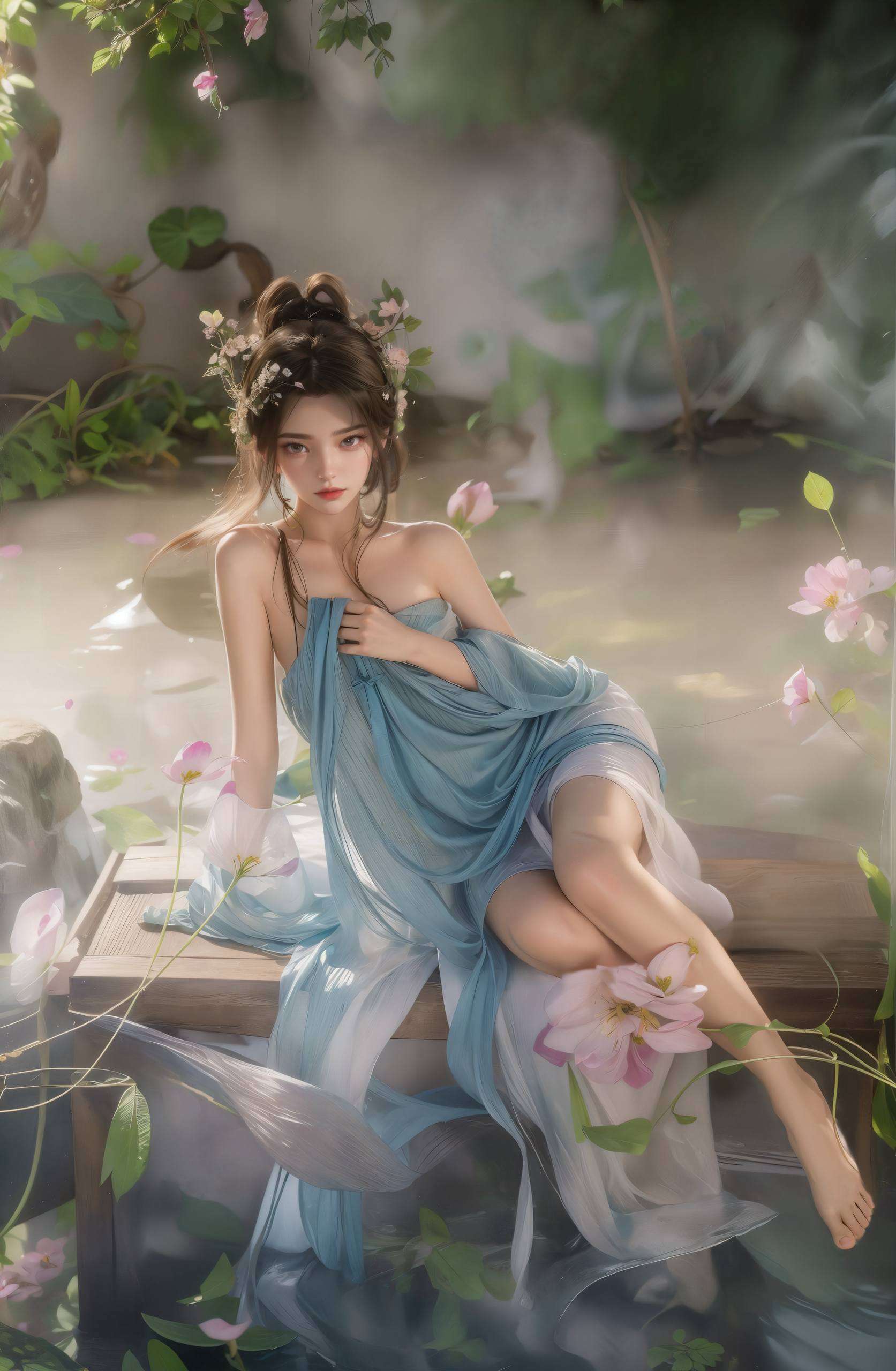 每一次眨眼都似乎能看透人心她的美貌与智慧并存
