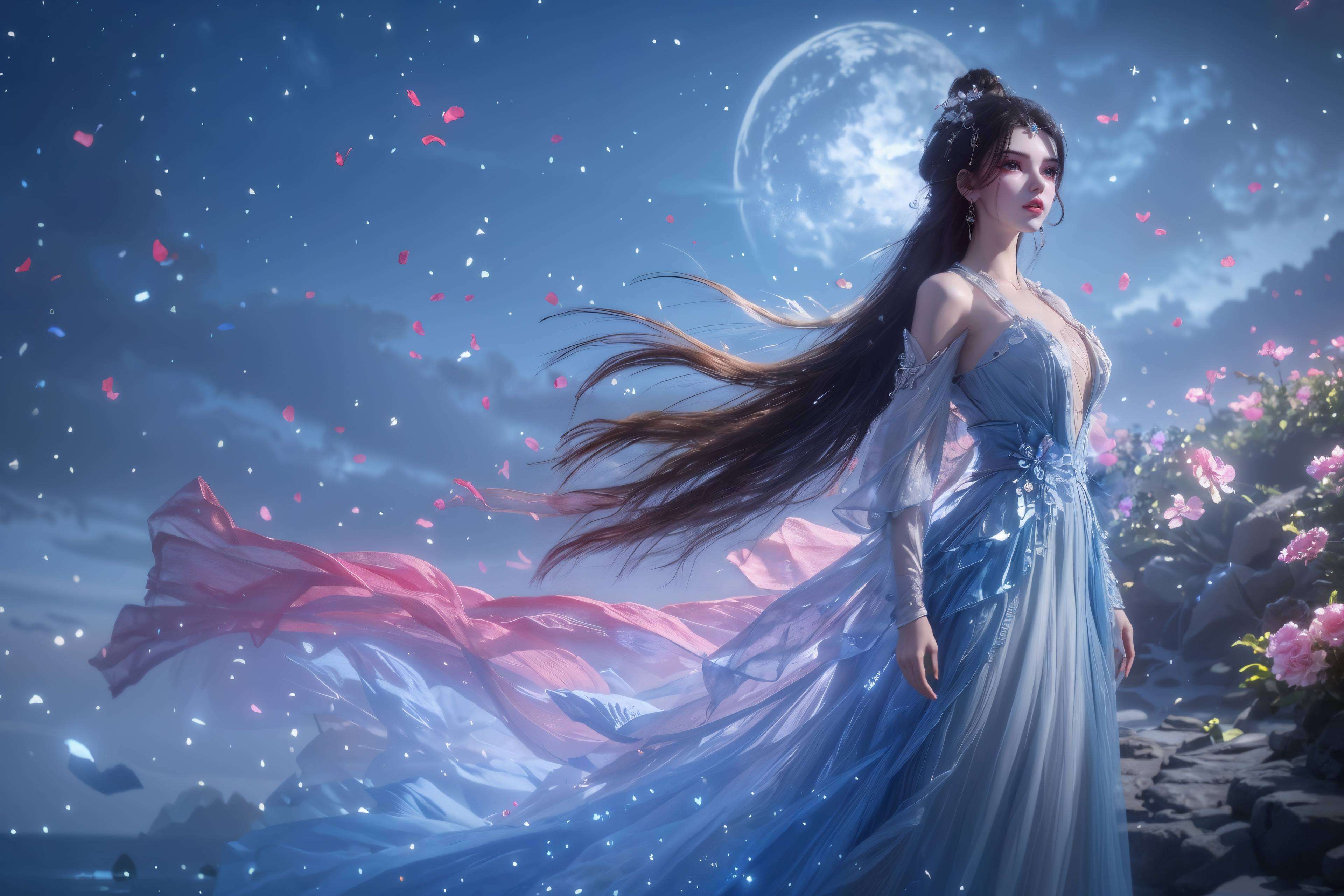 这位国漫女神仿佛是从仙逆的世界中走出来的仙子