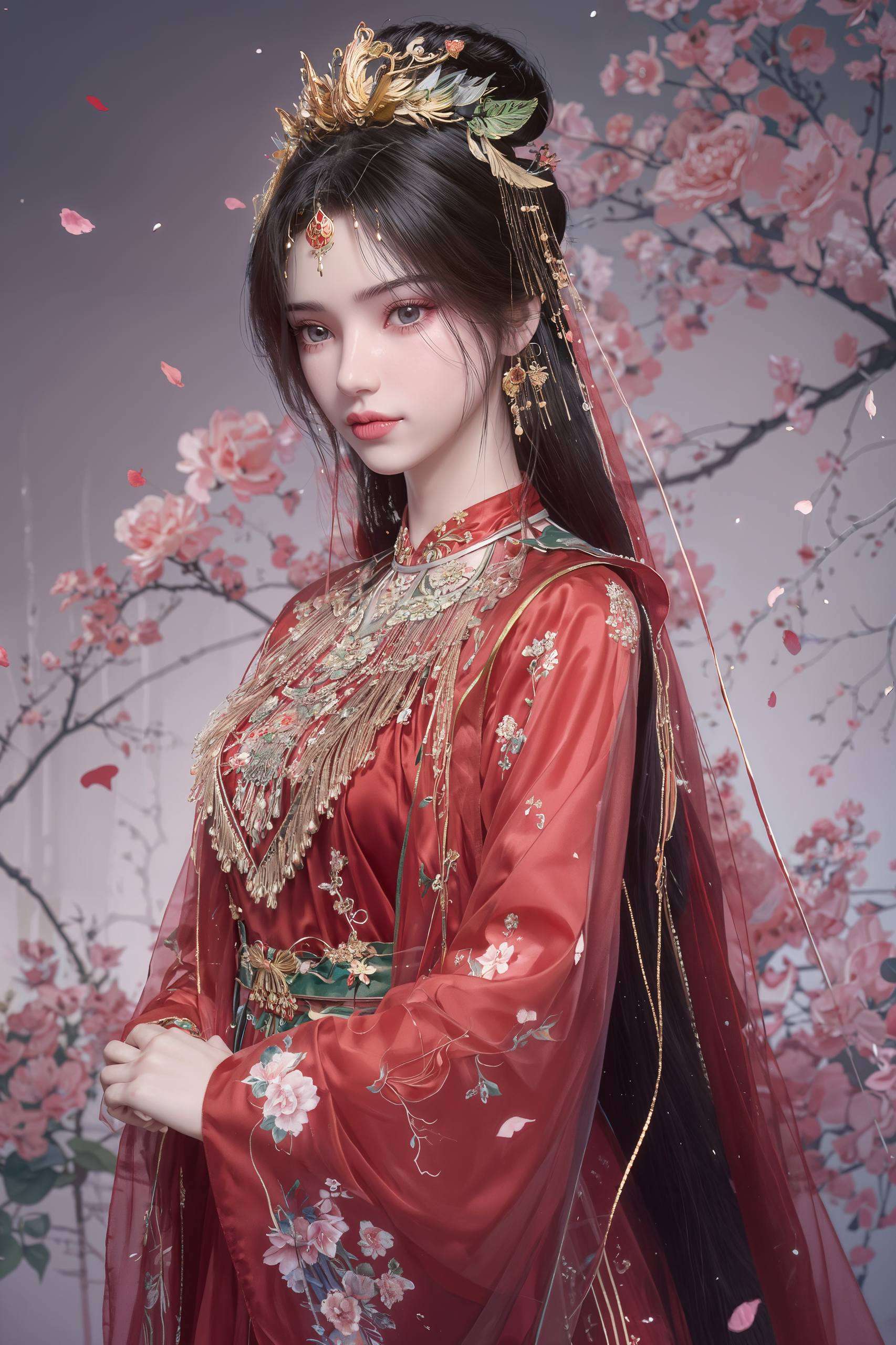 仿佛从仙逆的世界中翩然而至她的壁纸总能带来一丝凉爽