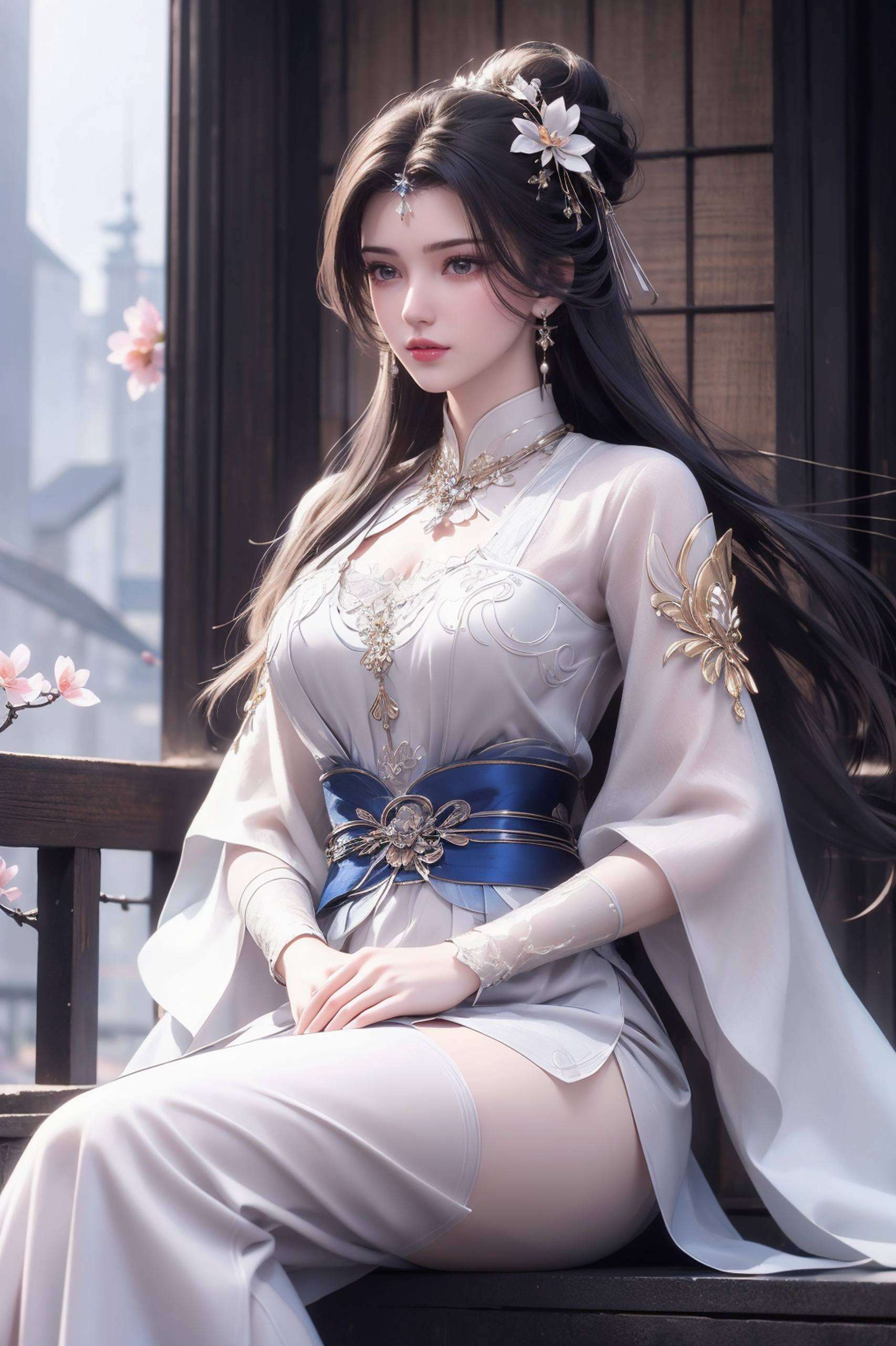 仿佛是从仙逆的世界中走出来的仙子仿佛能看透你的灵魂