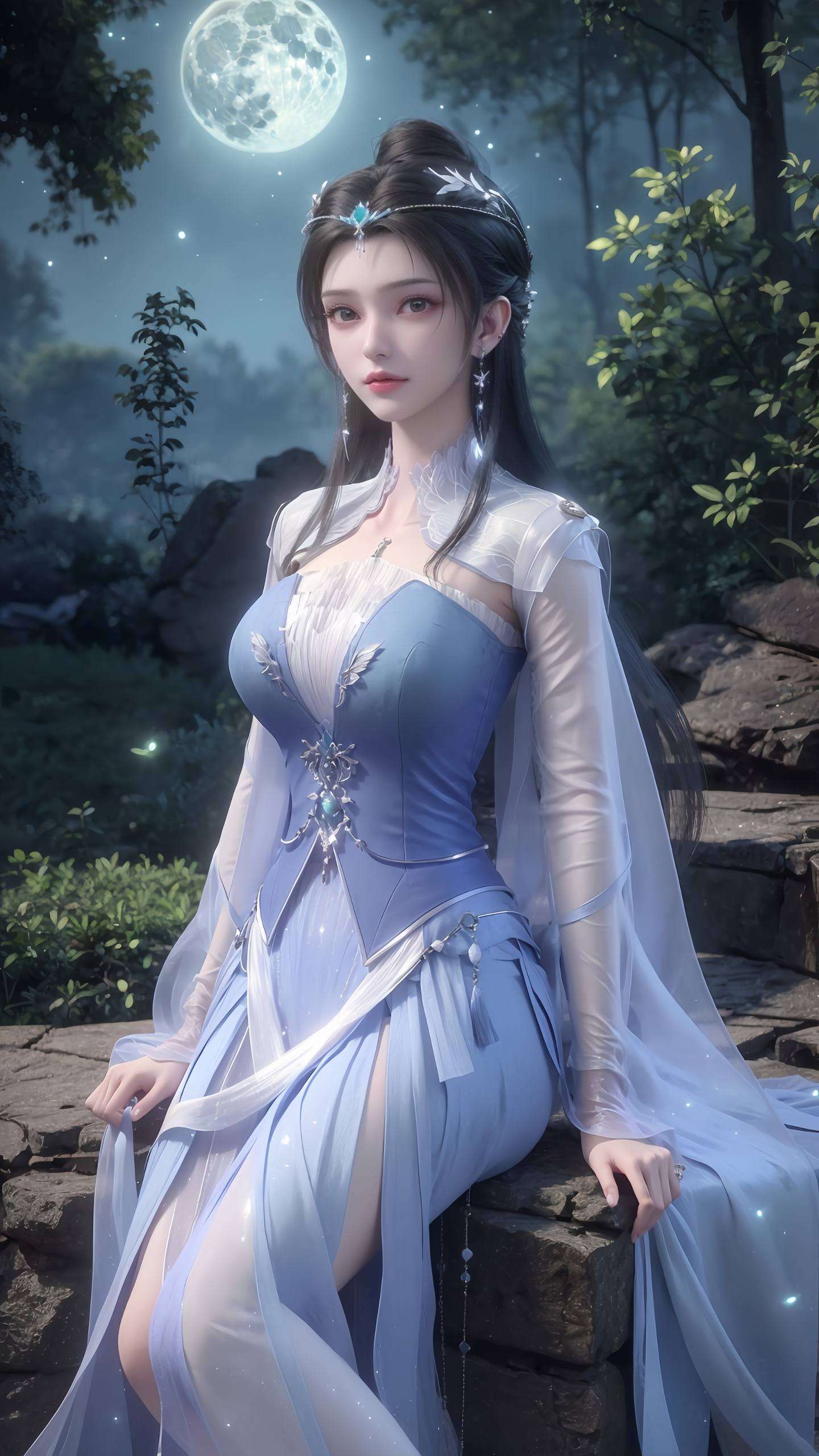 玄幻世界尽显国漫女神之风采