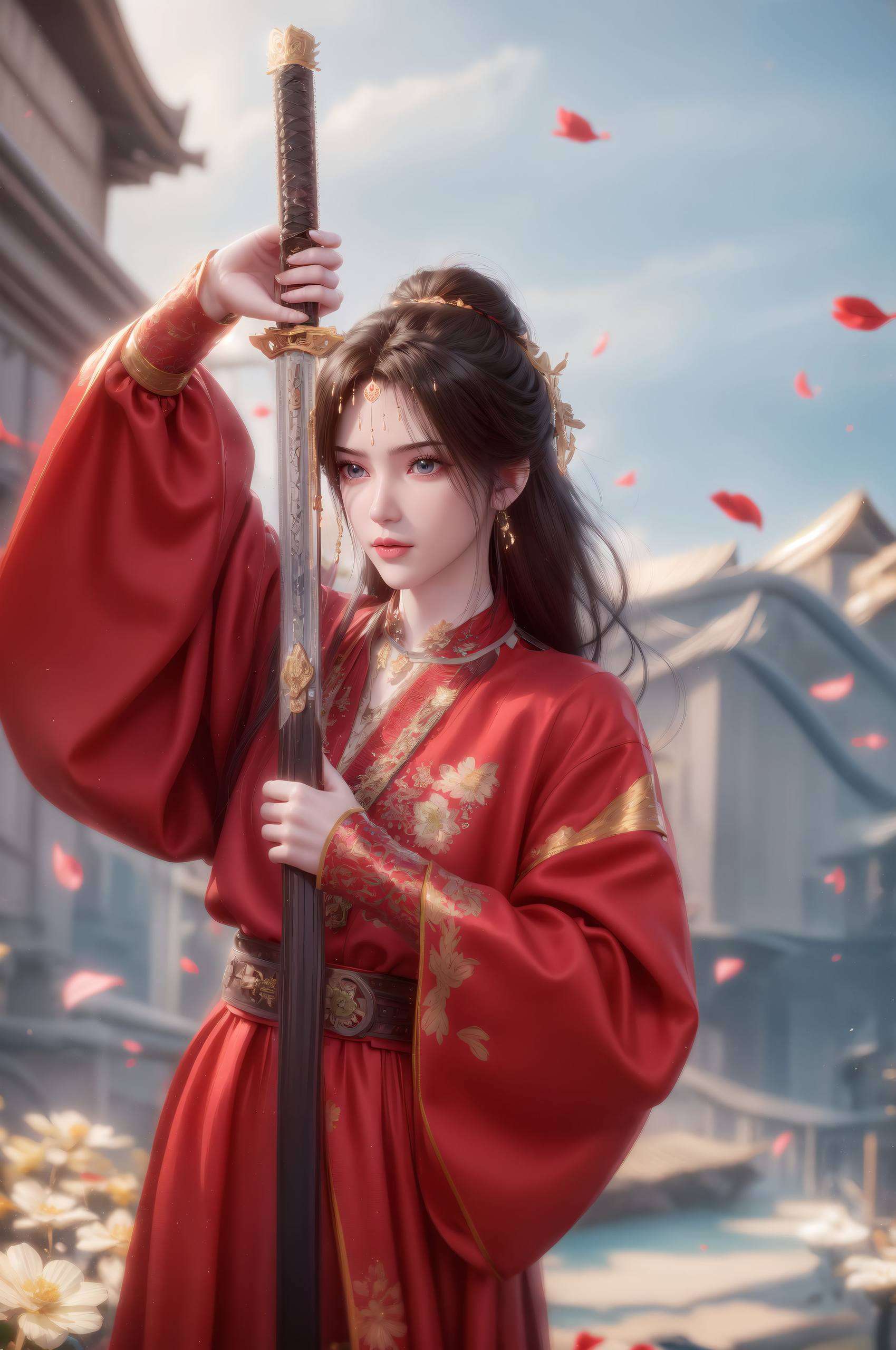 静静地绽放在王林的心间如同古风画卷中的完美像素