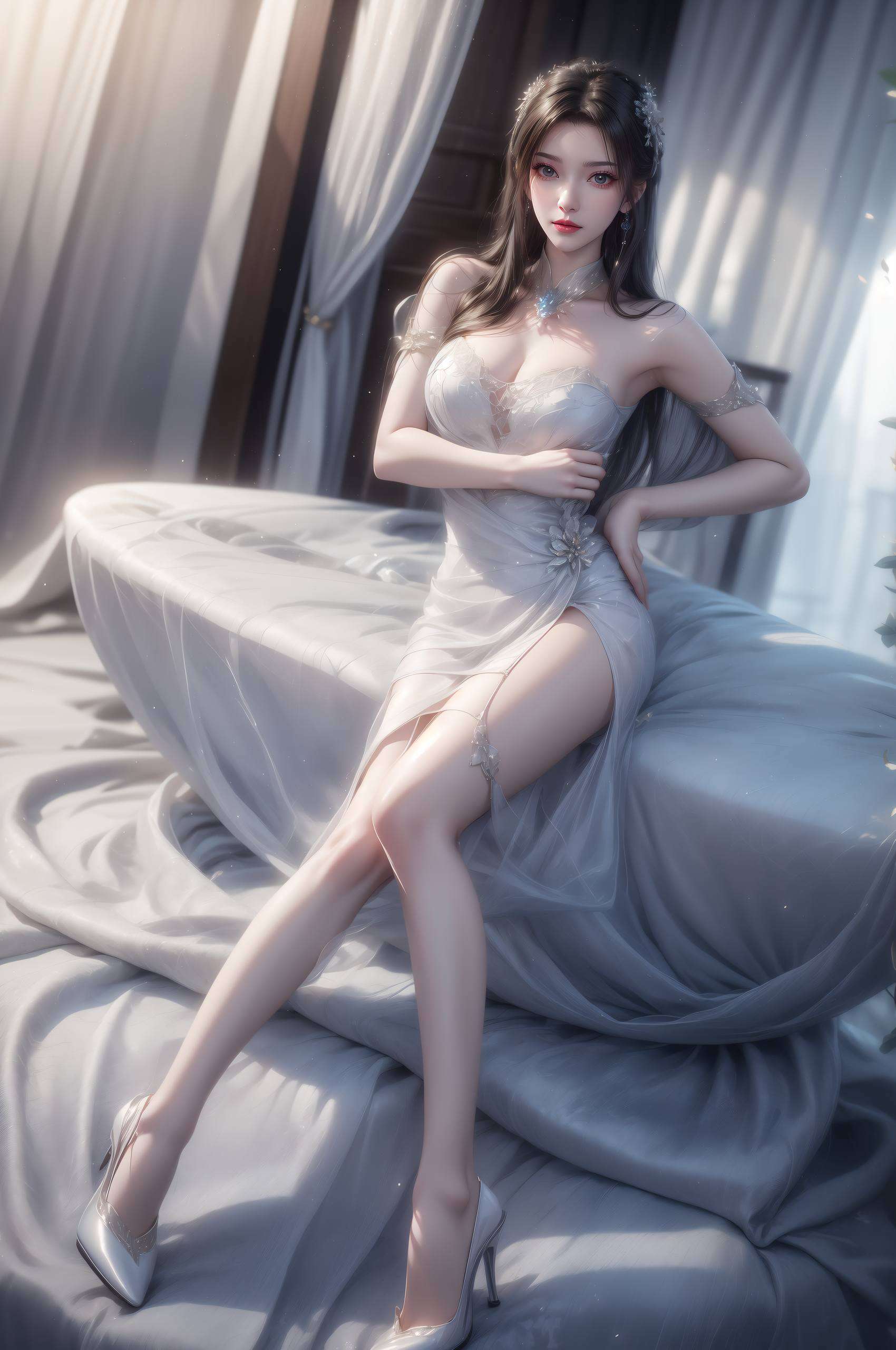 用她的完美像素这位国漫女神