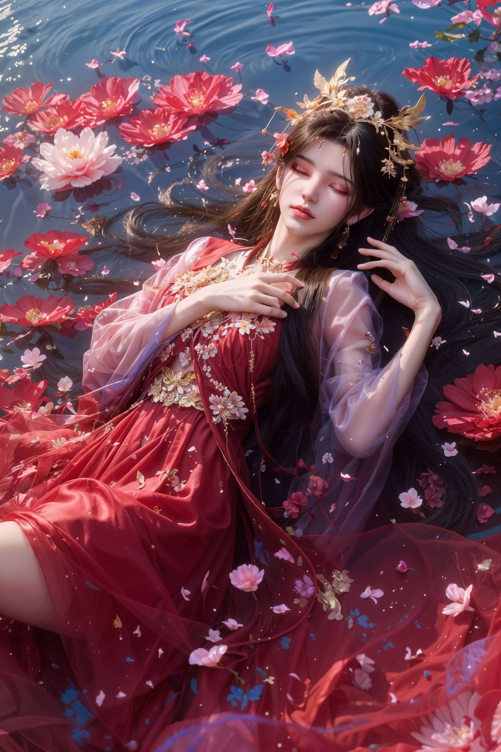 李慕婉如同一朵不染尘埃的莲花仿佛能让人触摸到那份凉爽与纯净