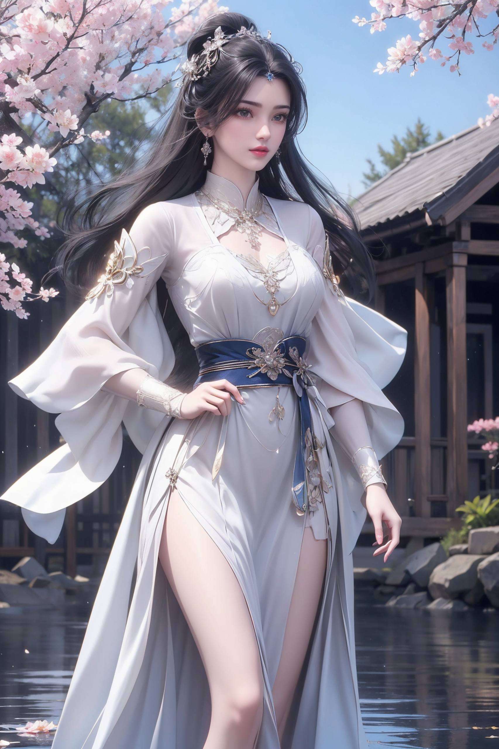 一颦一笑皆动人心魄这张壁纸捕捉了她最美的瞬间
