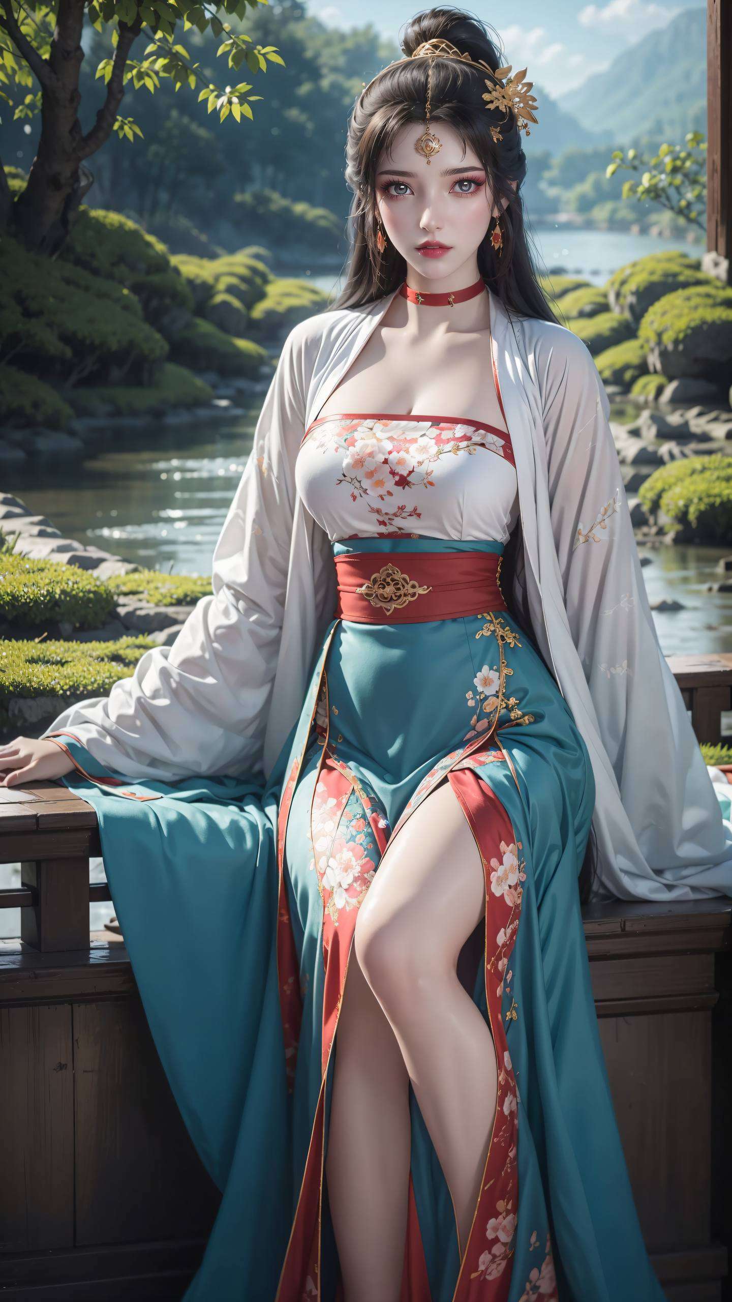 嘻嘻仿佛整个世界都为她停驻