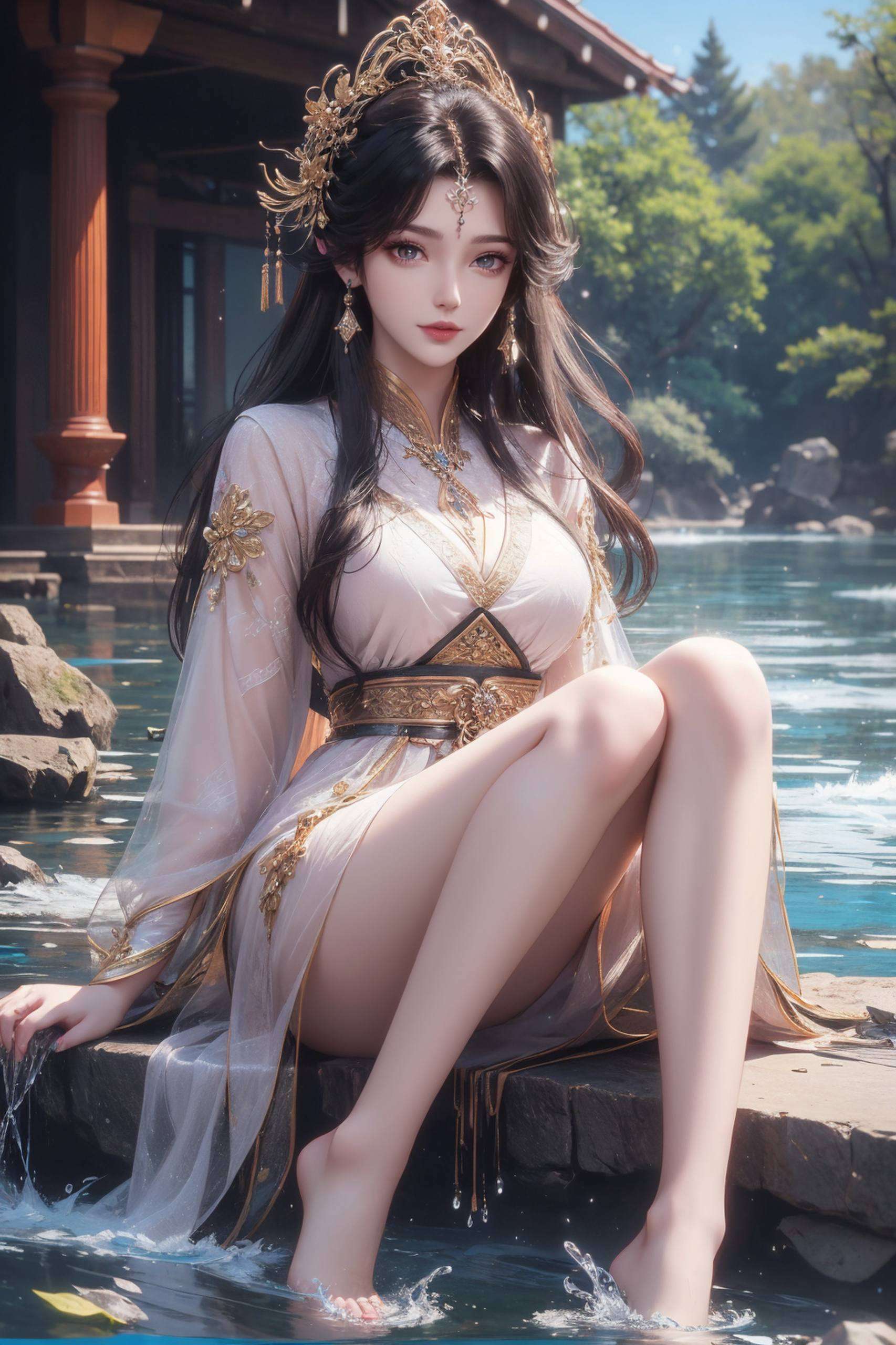 她是国漫中的女神她的美