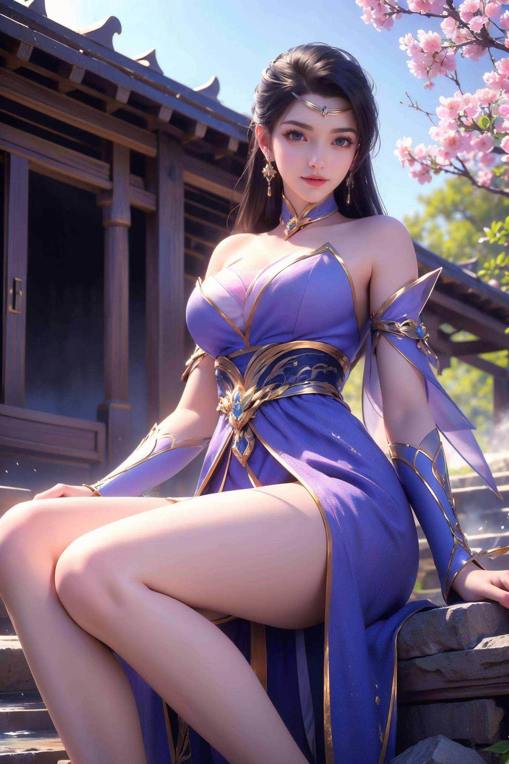 怕她的强！没见过美女打架吗？”嘻嘻
