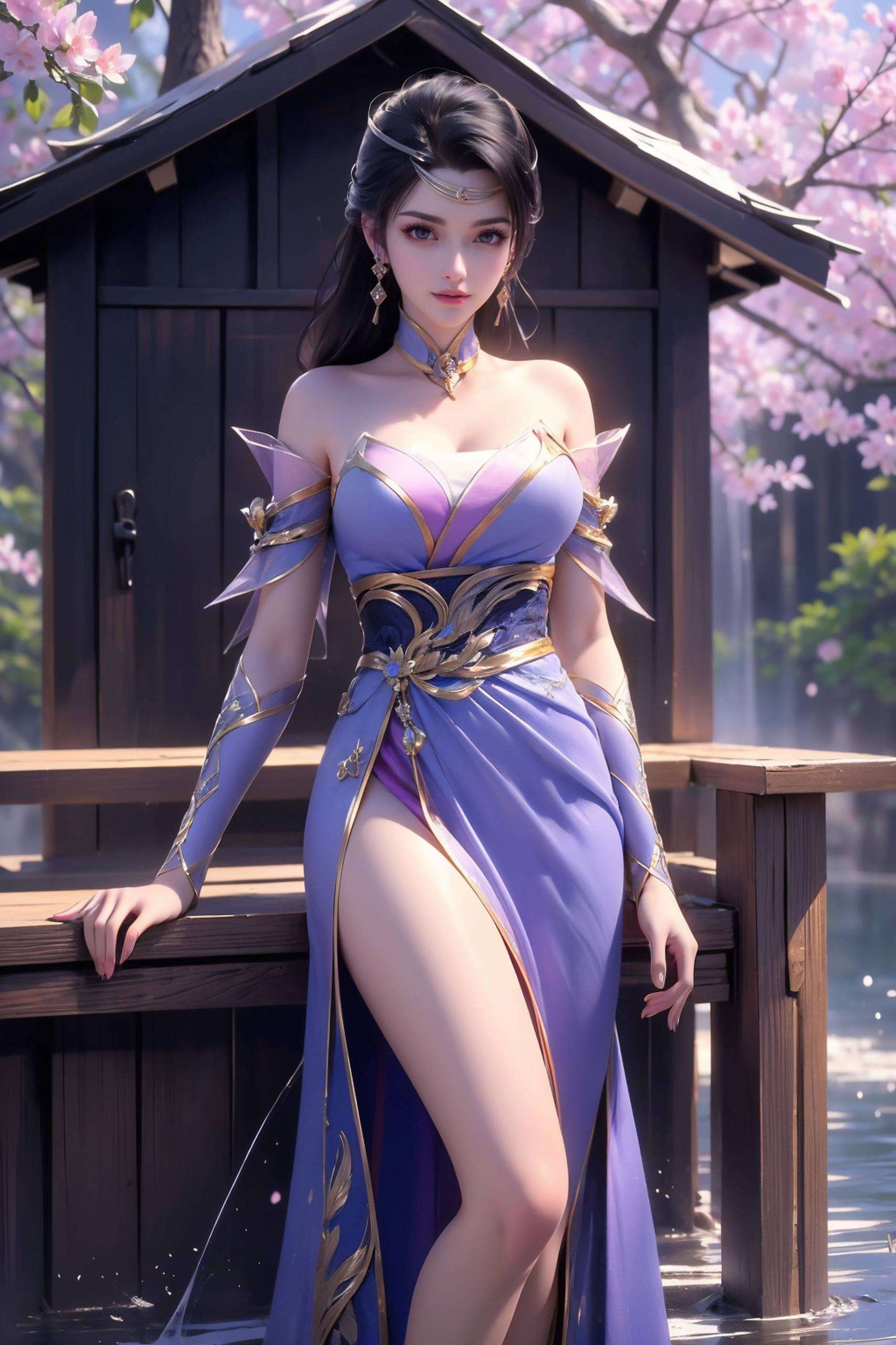 无论是作为三屏背景图还是平板ins风楚灵玉如一颗璀璨的明珠