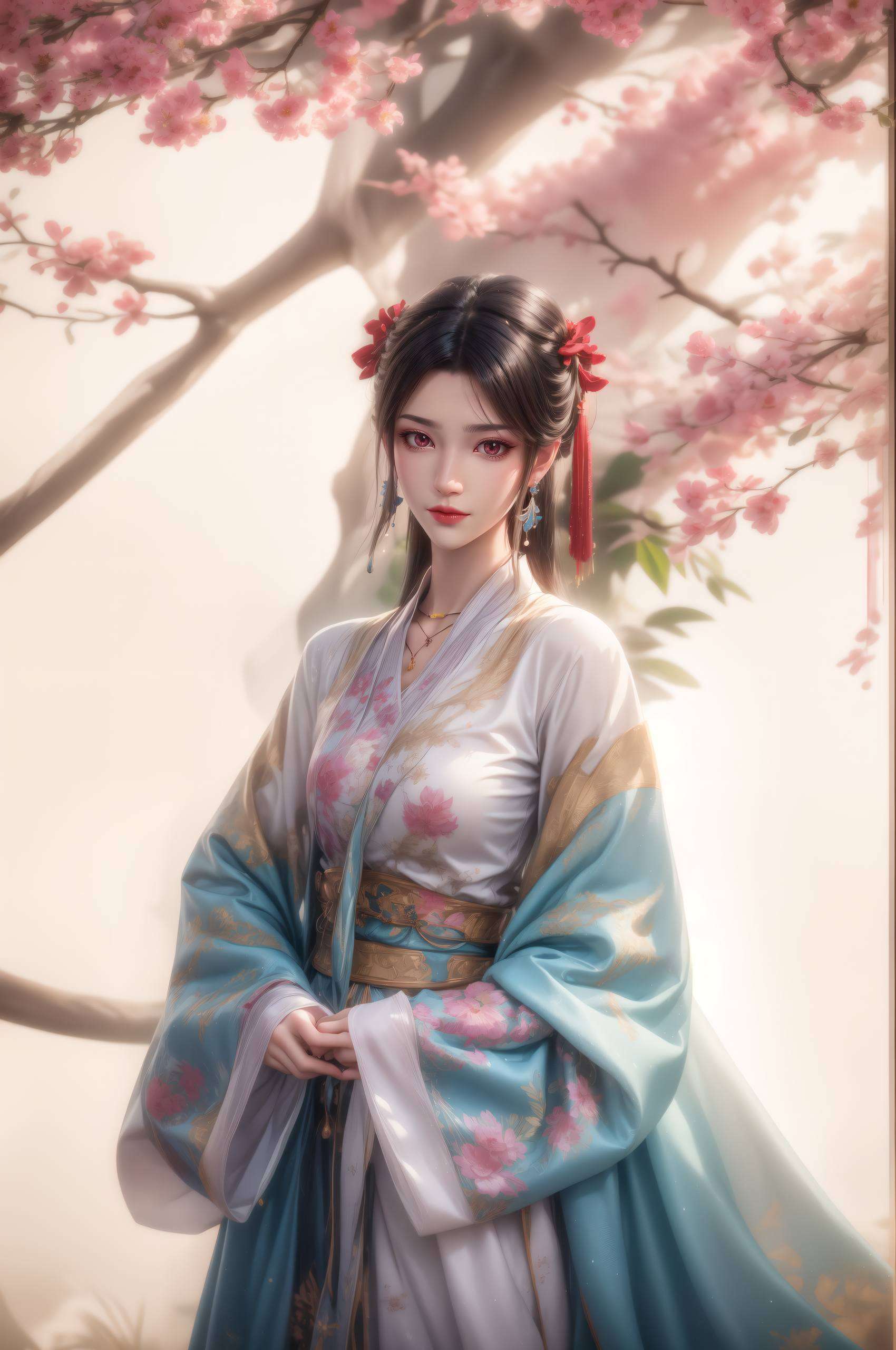 连风都不忍心打扰她的宁静她的美