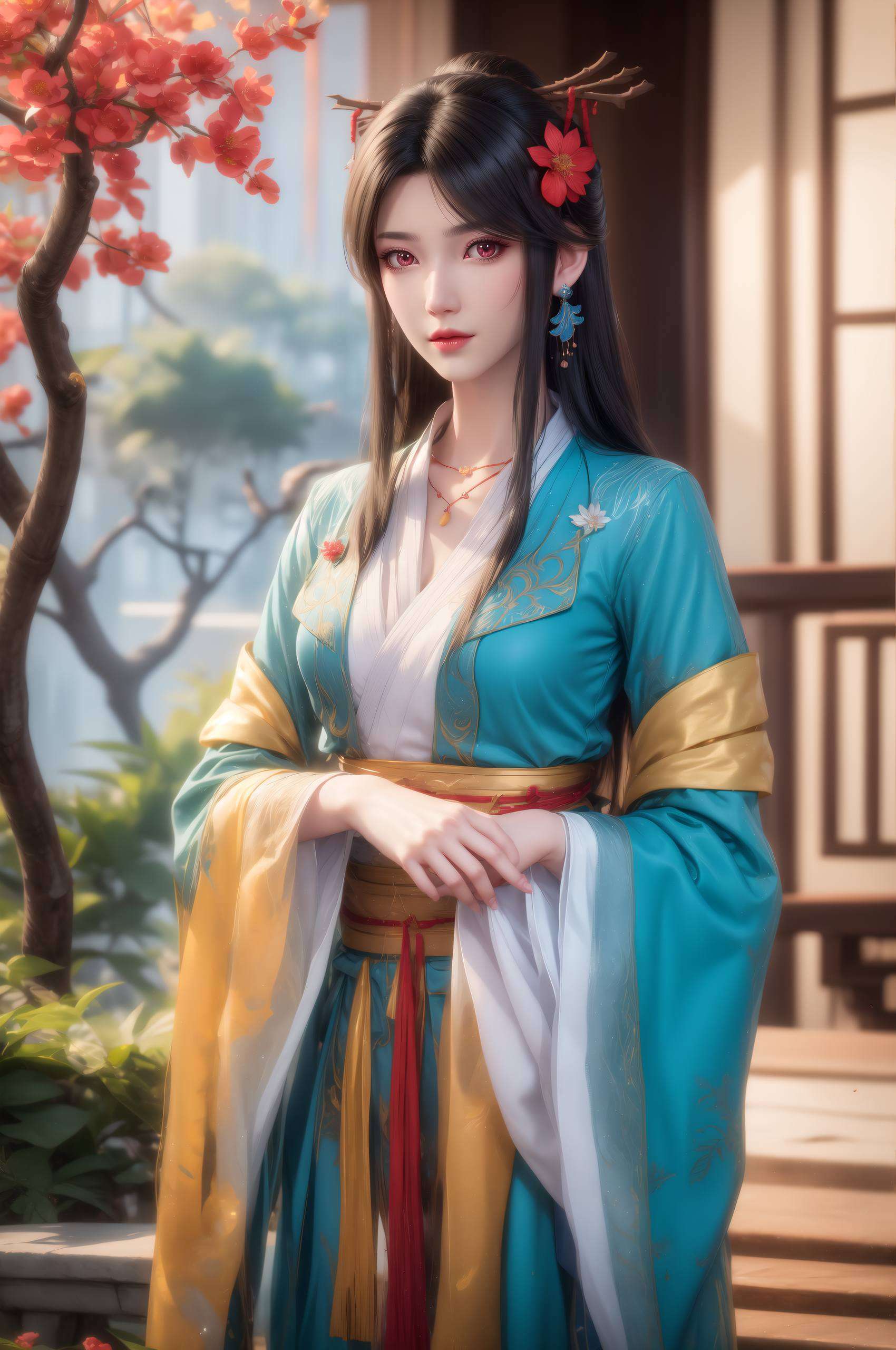 如画中仙夭夭者