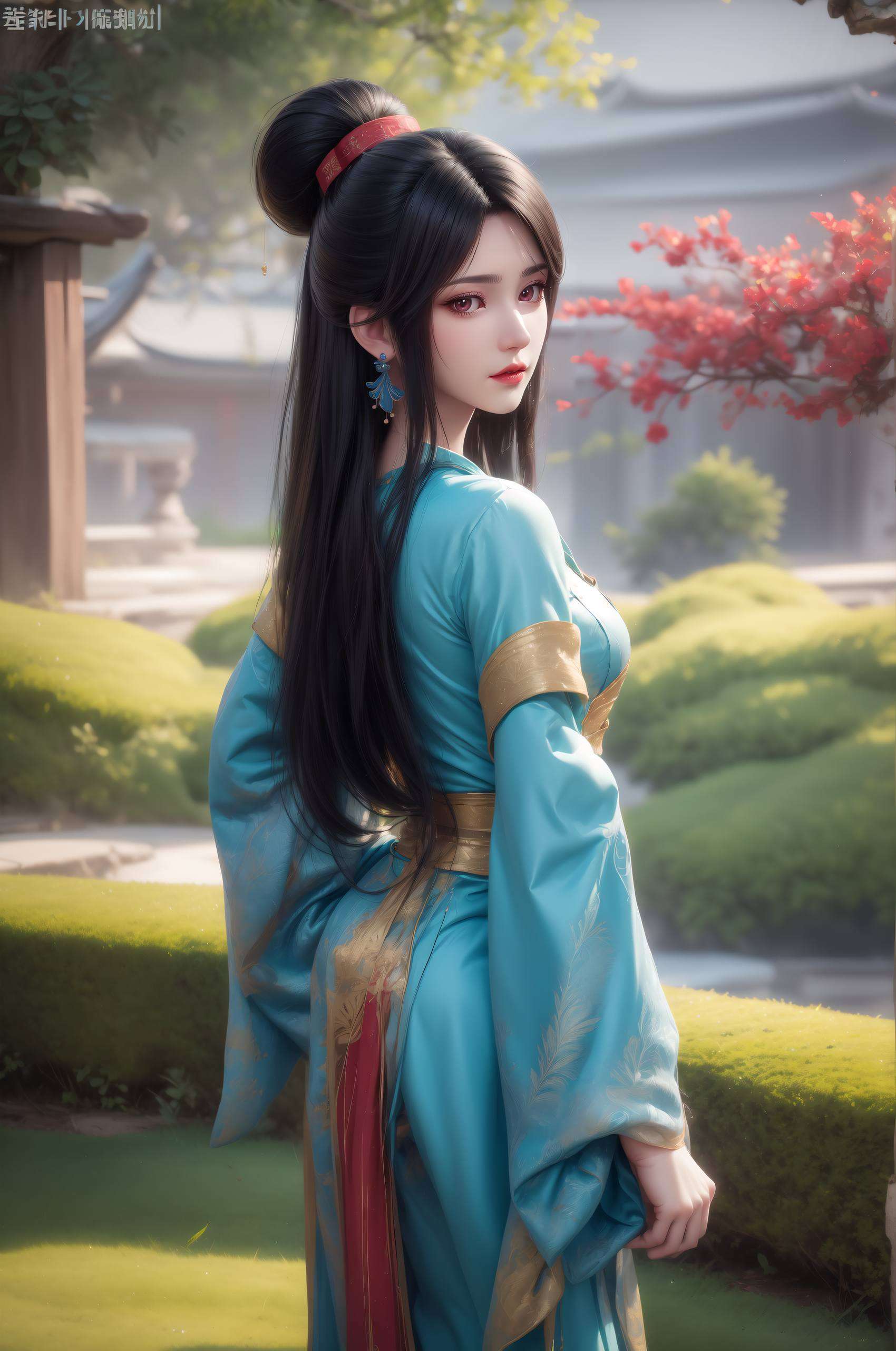 心驰神往高清动态壁纸中的她