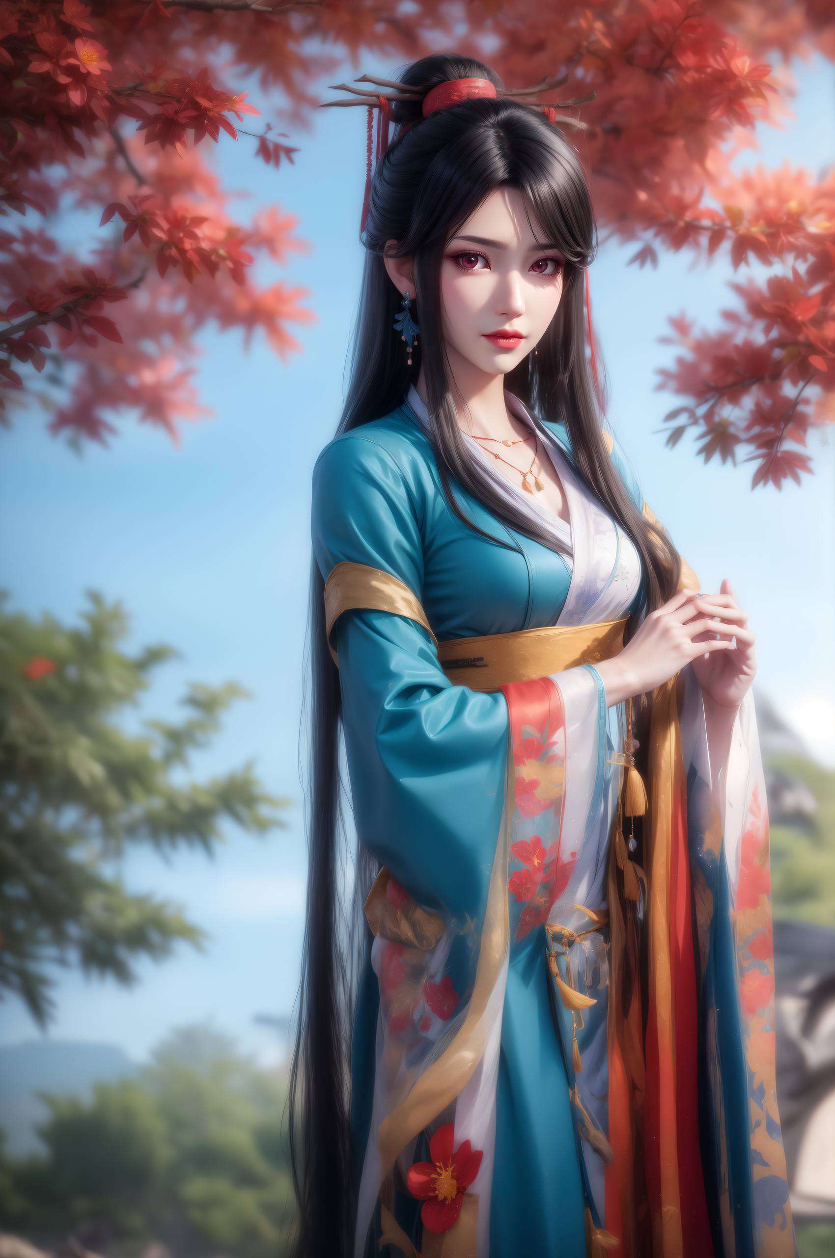 成为国漫女神的专属展示台仿佛能让人穿越到那个玄幻的世界