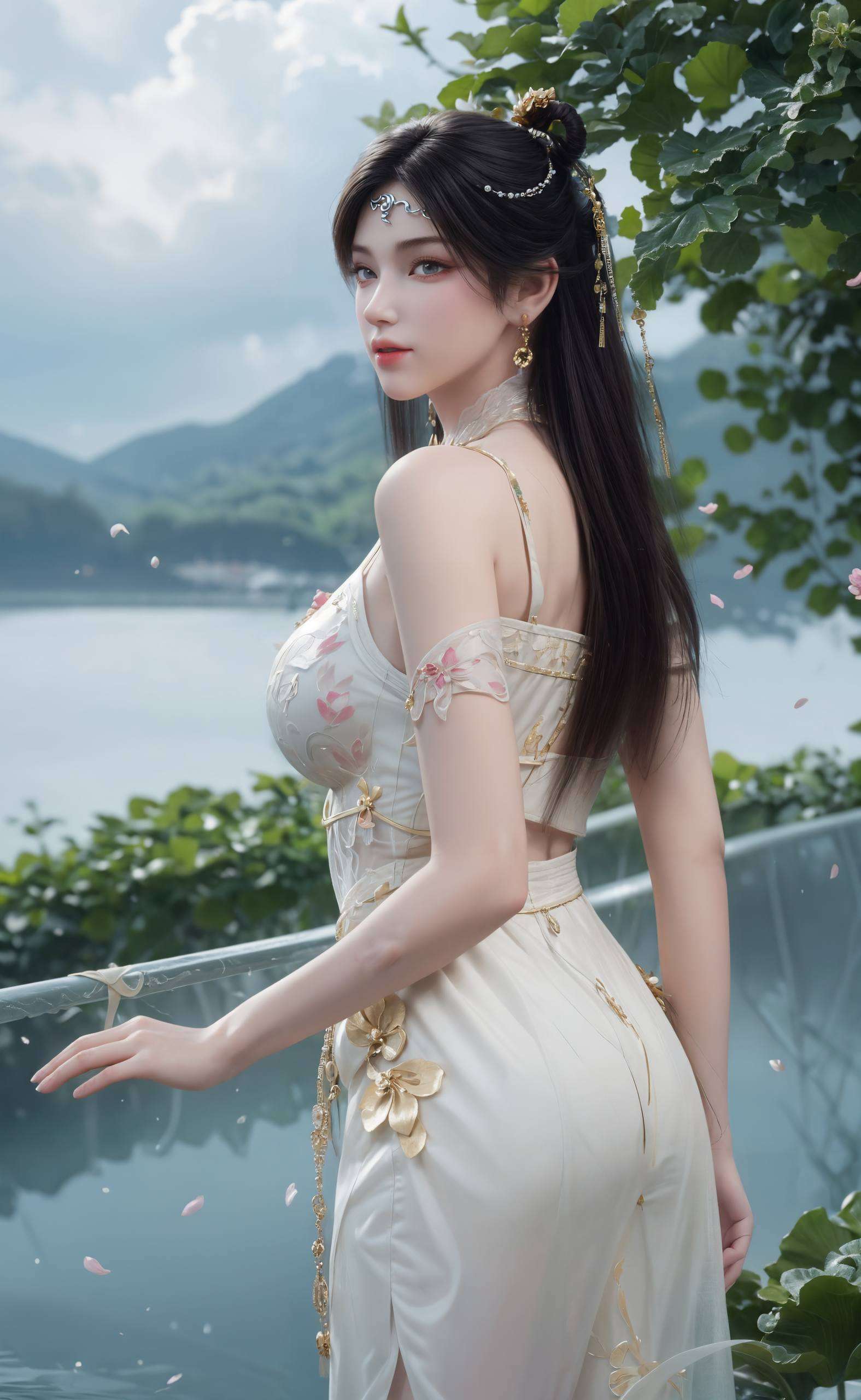 金瓶儿如同一朵盛开的妖艳之花都无法抗拒这位国漫女神的诱惑
