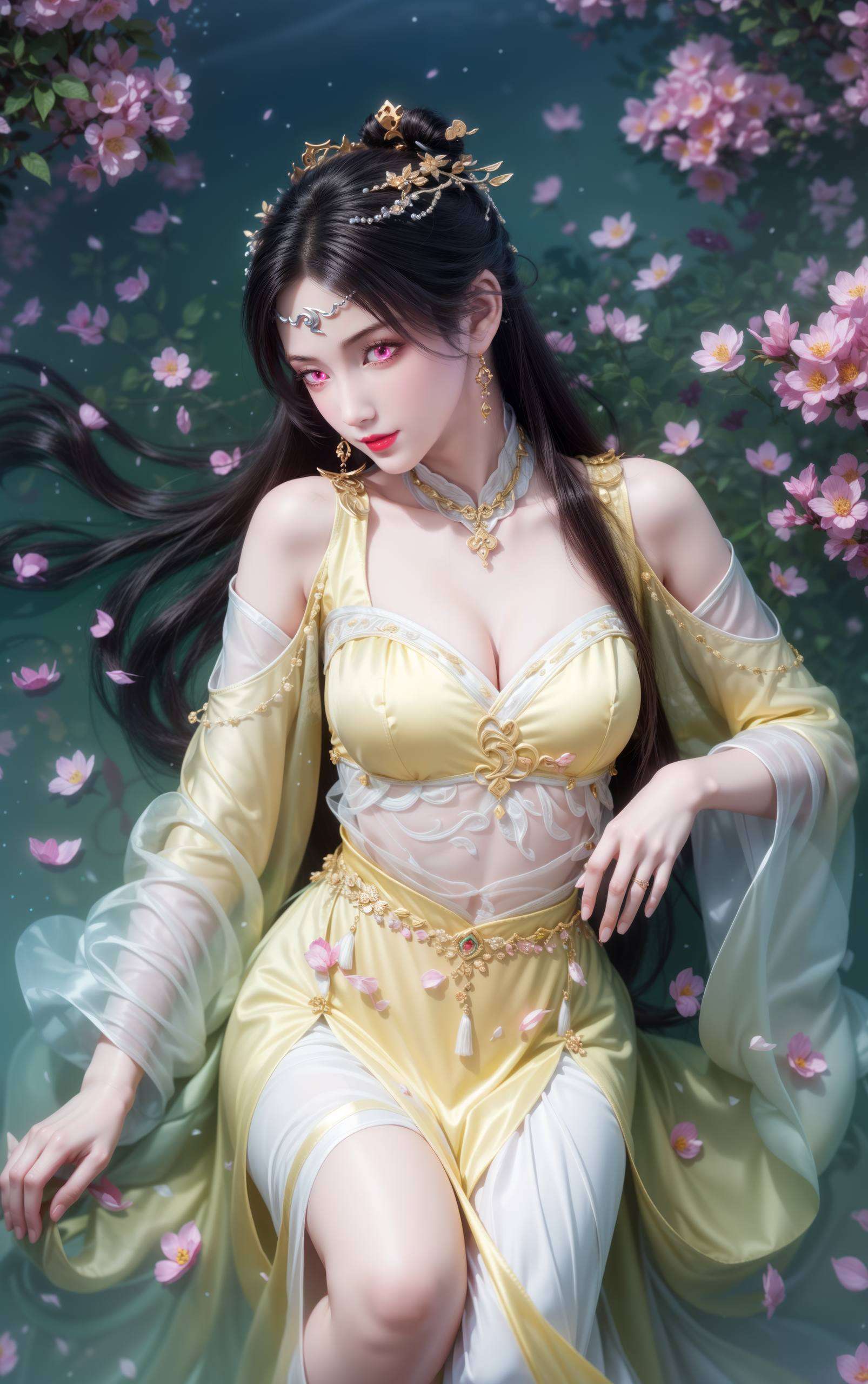 她的形象无法自拔