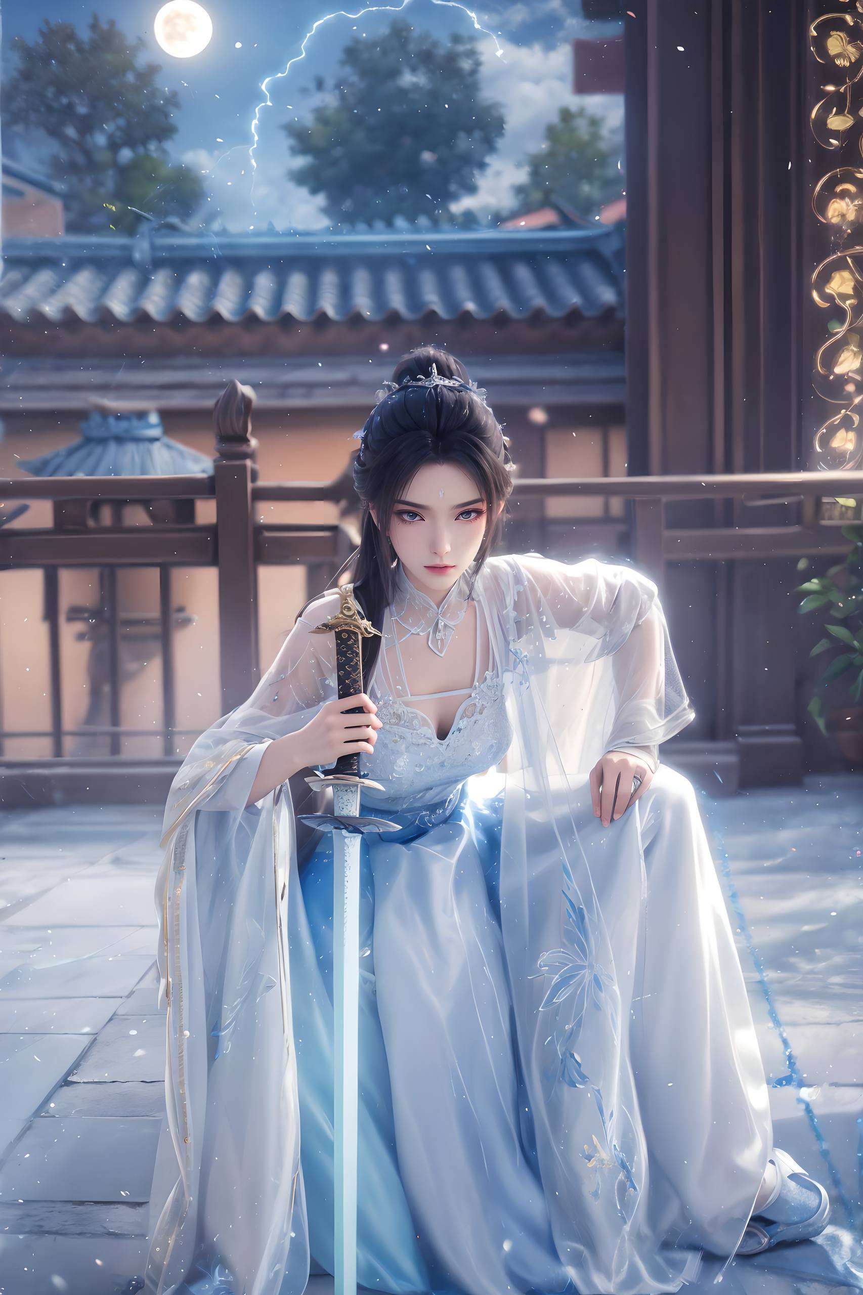 放在平板上陆雪琪