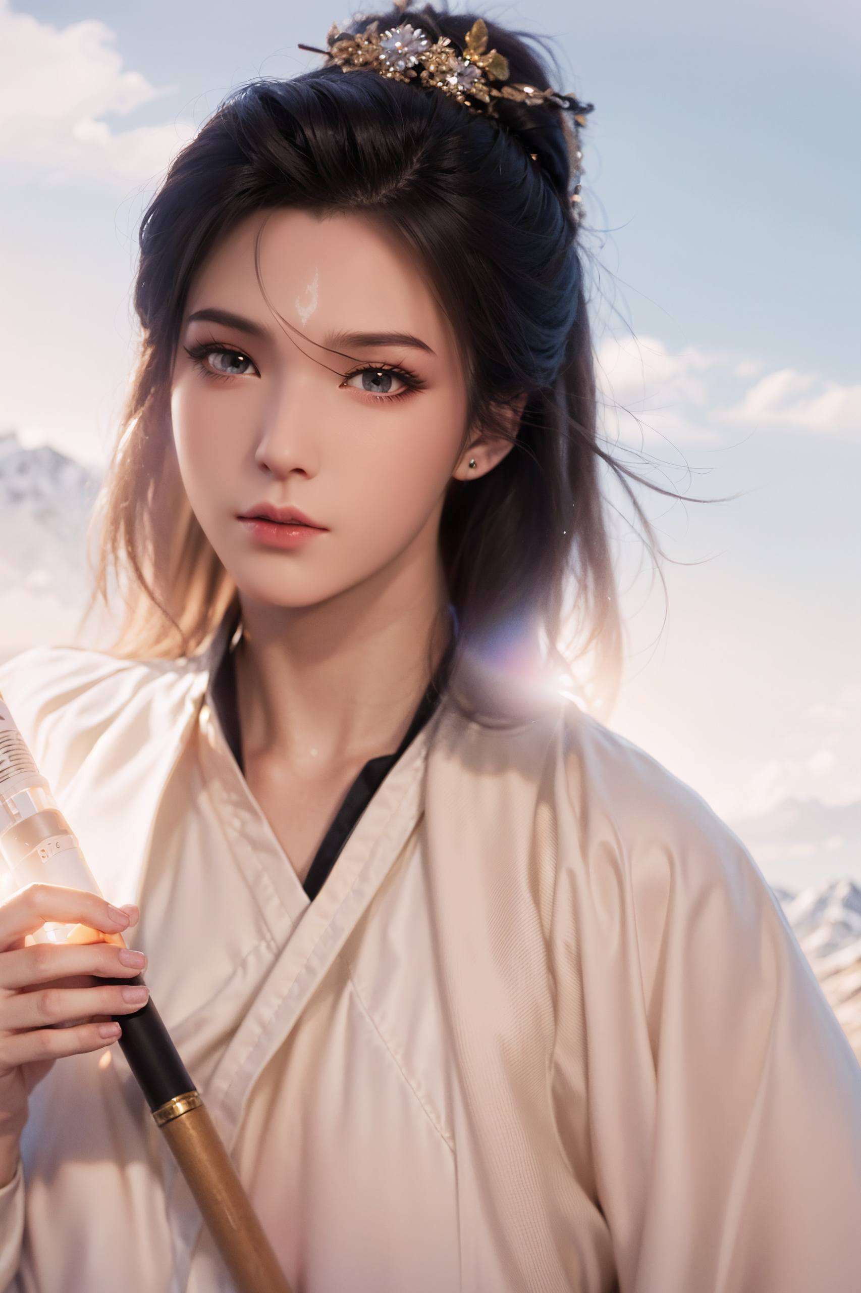 剑气如霜清冷而绝美