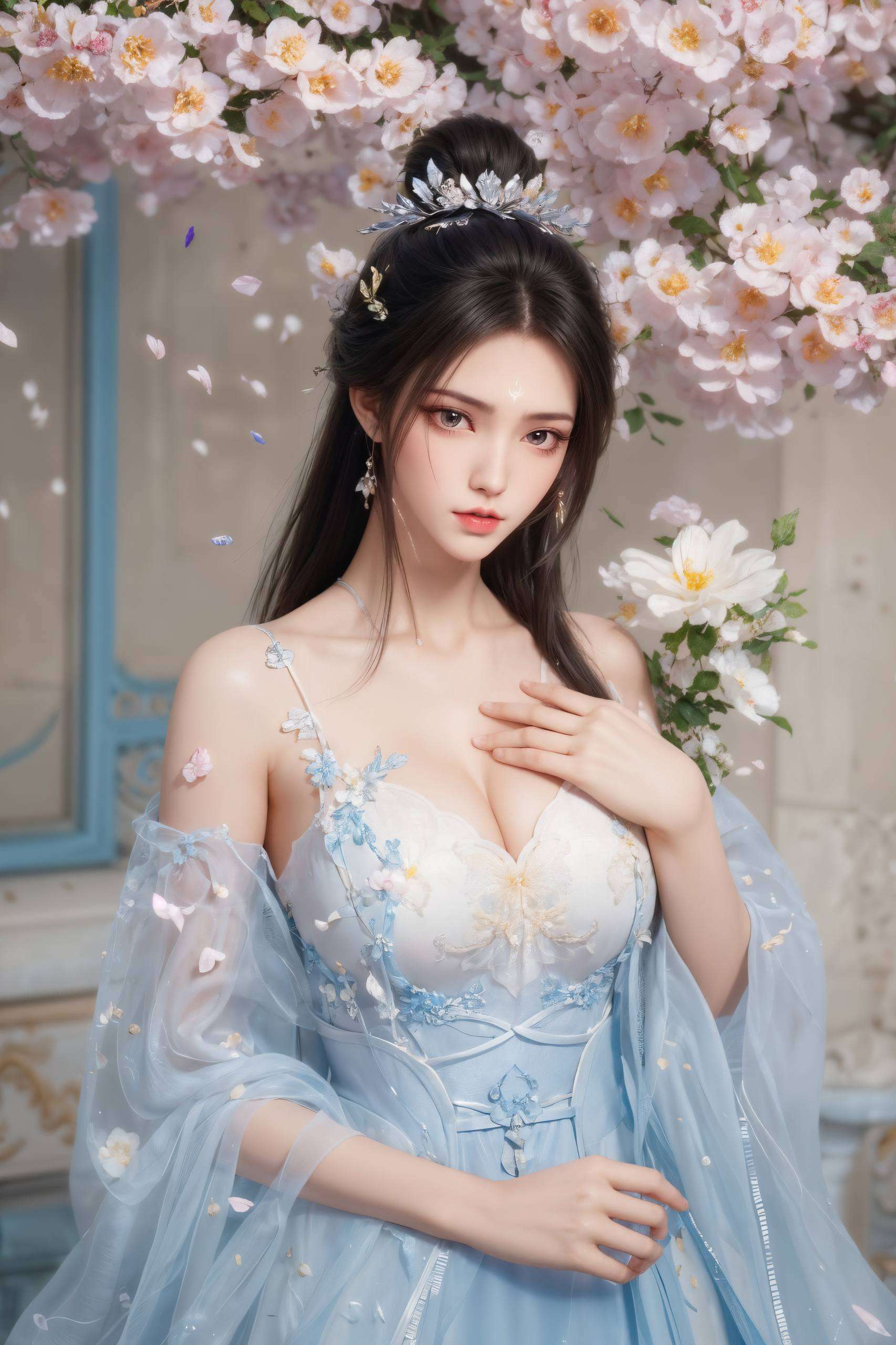 仿佛在诉说着一段无人能懂的心事冷艳而坚韧