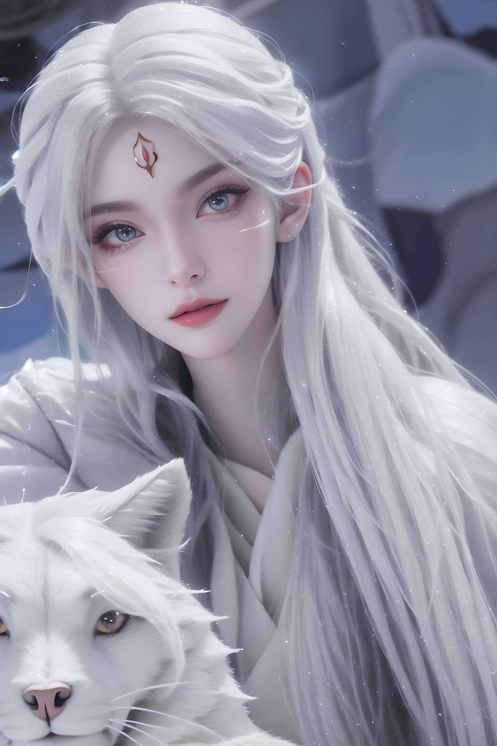 在诛仙的世界里狐小白如同一抹灵动的月光