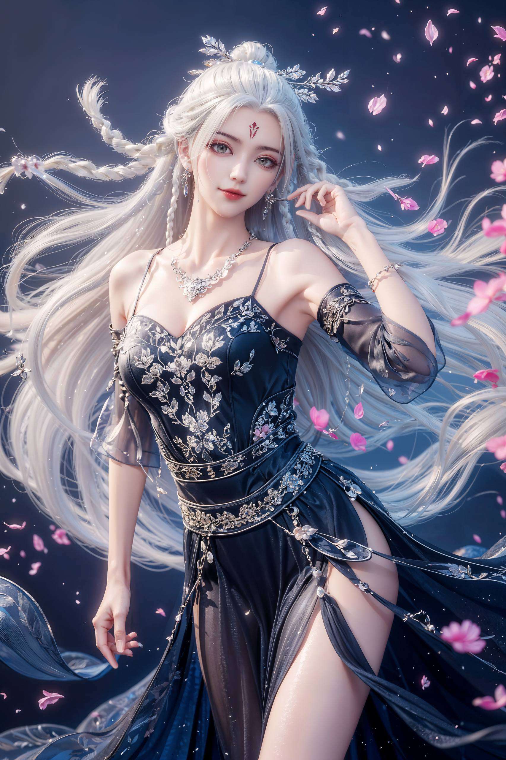她的眼眸深邃如海小白都是那不可多得的国漫女神